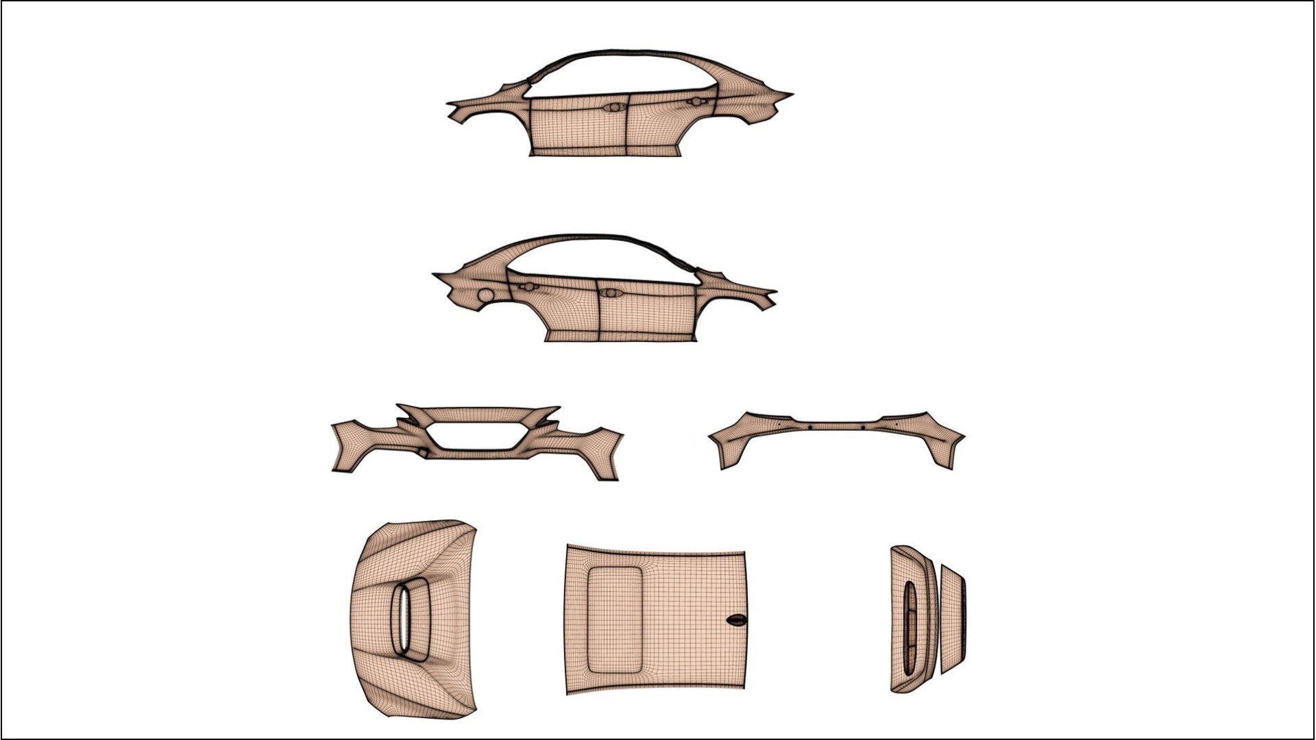 Subaru WRX VB Film de Protecție pentru Vopsea TPU | CINDER PPF cu Schimbare de Culoare – Kit Complet Predecupat