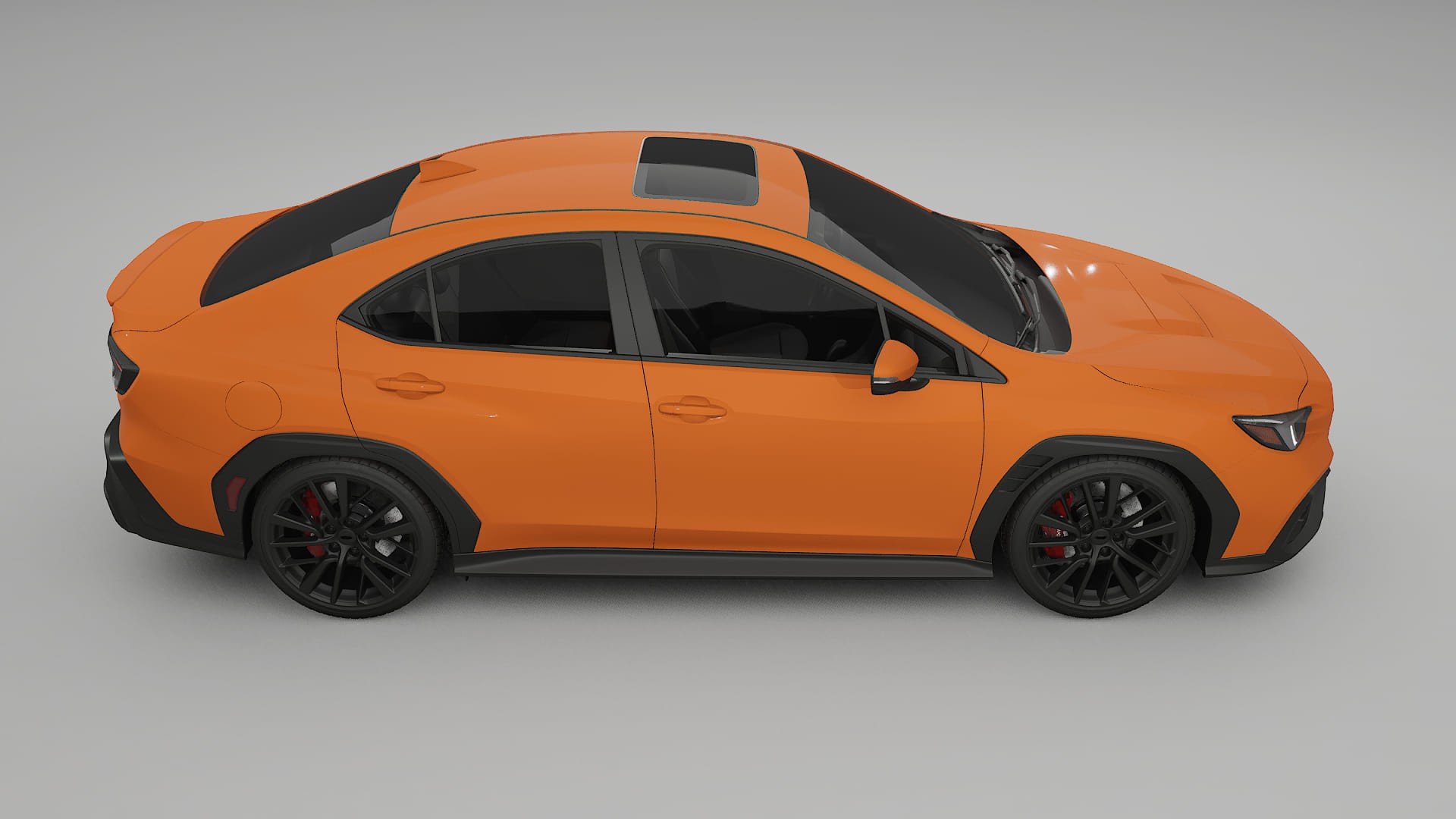 Subaru WRX VB Film de Protecție pentru Vopsea TPU | ROCKET PPF cu Schimbare de Culoare – Kit Complet Predecupat