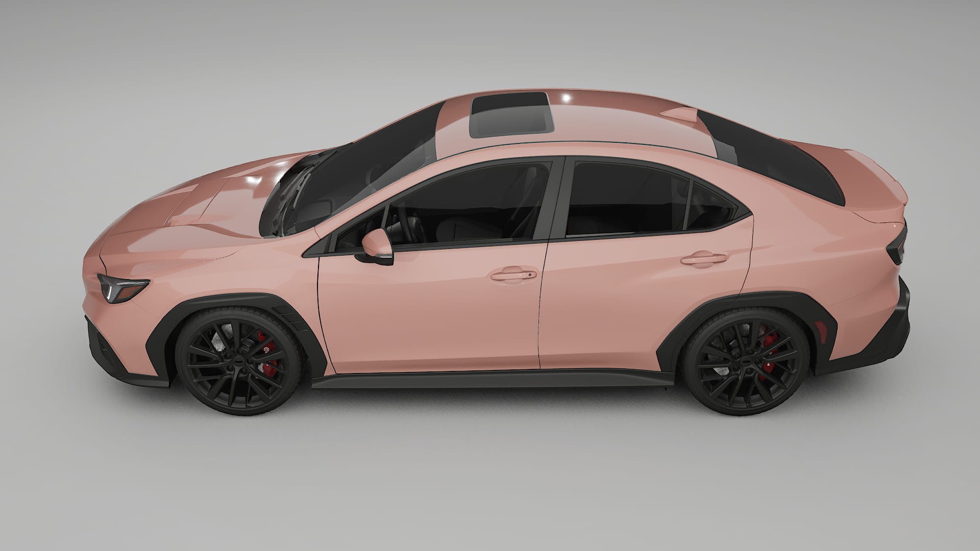Subaru WRX VB Film de Protecție pentru Vopsea TPU | BLUSH PPF cu Schimbare de Culoare – Kit Complet Predecupat