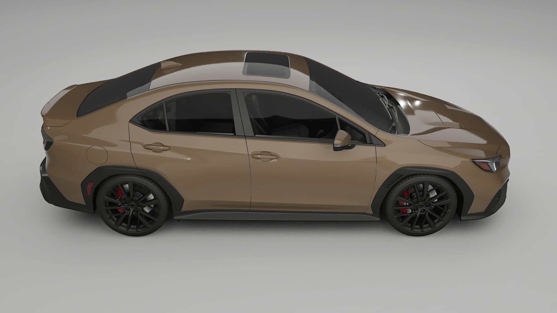 Subaru WRX VB Film de Protecție pentru Vopsea TPU | SAHARA PPF cu Schimbare de Culoare – Kit Complet Predecupat