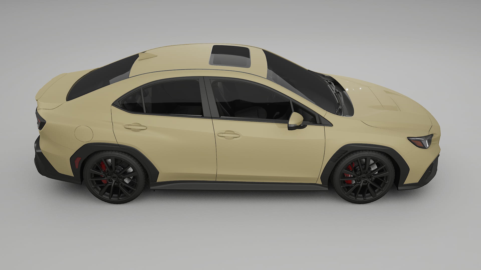 Subaru WRX VB Film de Protecție pentru Vopsea TPU | SAND PPF cu Schimbare de Culoare – Kit Complet Predecupat