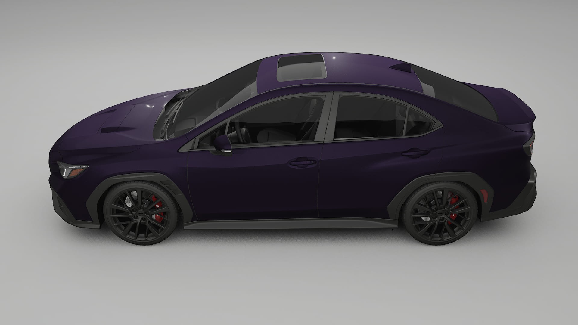 Subaru WRX VB Film de Protecție pentru Vopsea TPU | VIOLET PPF cu Schimbare de Culoare – Kit Complet Predecupat