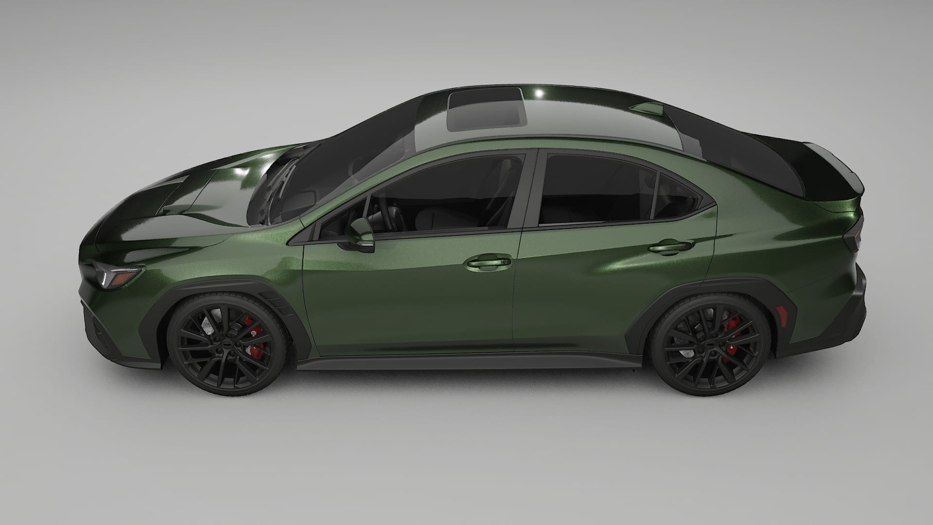 Subaru WRX VB Film de Protecție pentru Vopsea TPU | LAGOON PPF cu Schimbare de Culoare – Kit Complet Predecupat