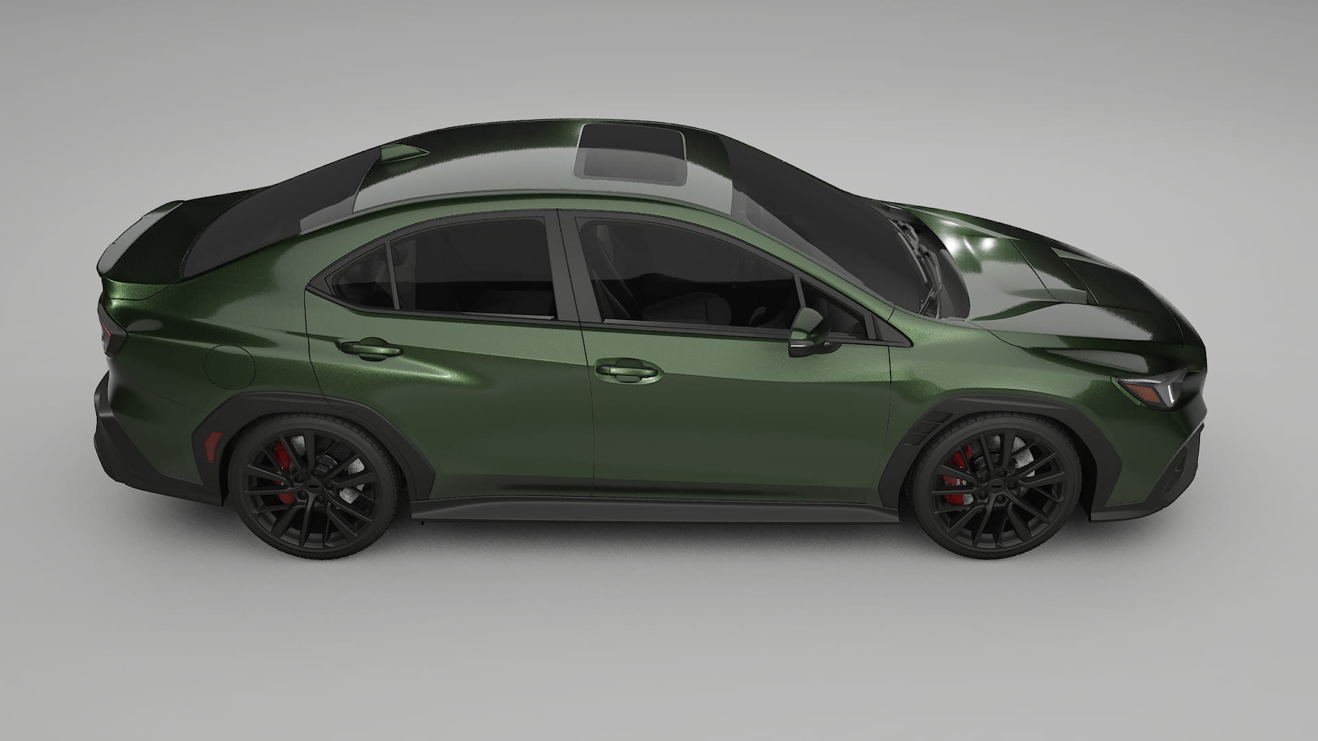 Subaru WRX VB Film de Protecție pentru Vopsea TPU | LAGOON PPF cu Schimbare de Culoare – Kit Complet Predecupat