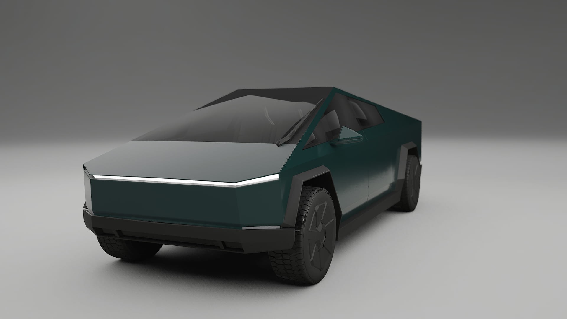 Tesla Cybertruck Film de Protecție pentru Vopsea TPU | INFERNO PPF cu Schimbare de Culoare – Kit Complet Predecupat