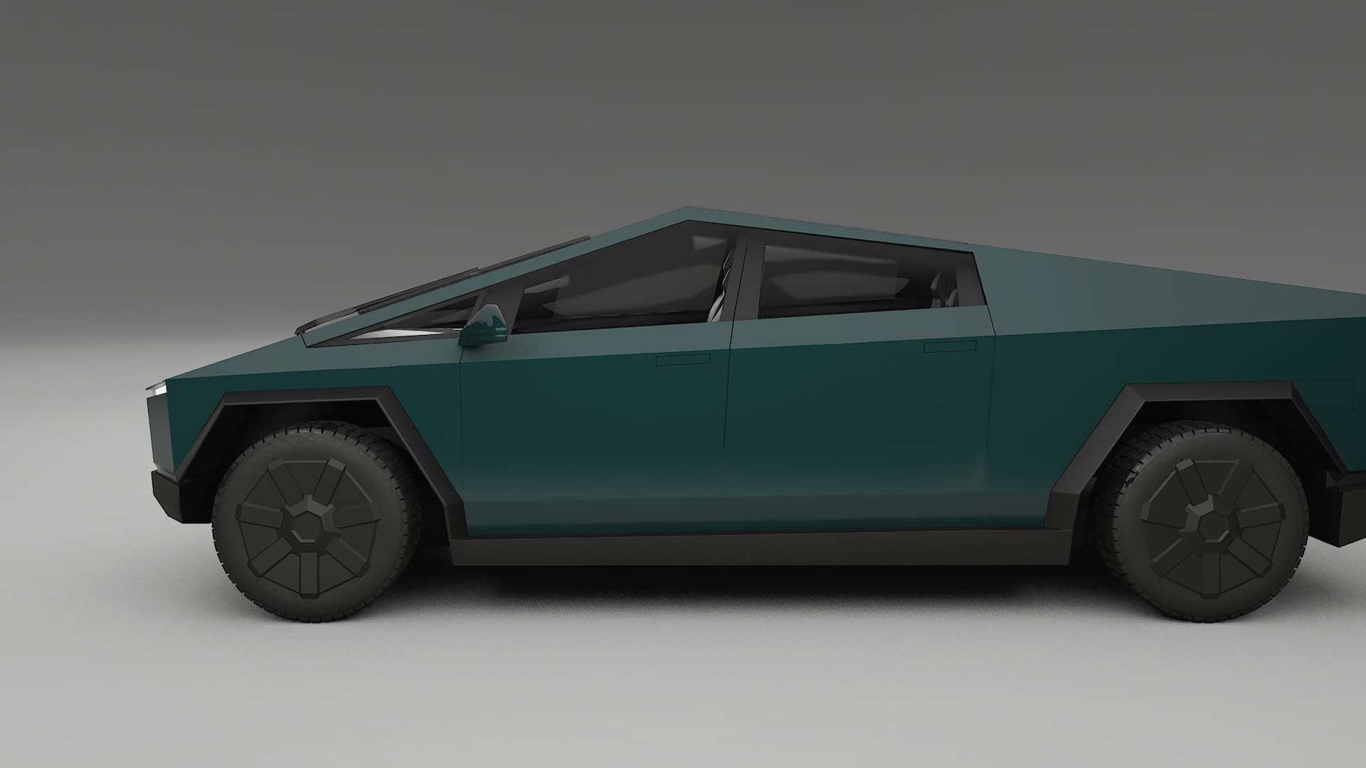 Tesla Cybertruck Film de Protecție pentru Vopsea TPU | INFERNO PPF cu Schimbare de Culoare – Kit Complet Predecupat