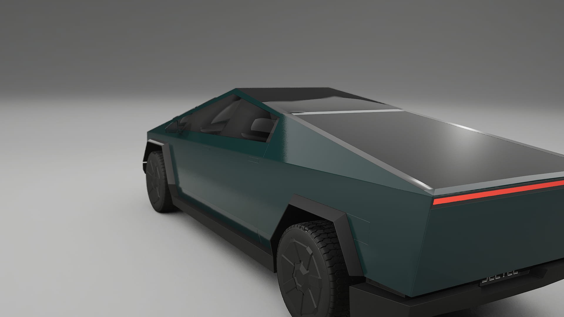 Tesla Cybertruck Film de Protecție pentru Vopsea TPU | INFERNO PPF cu Schimbare de Culoare – Kit Complet Predecupat