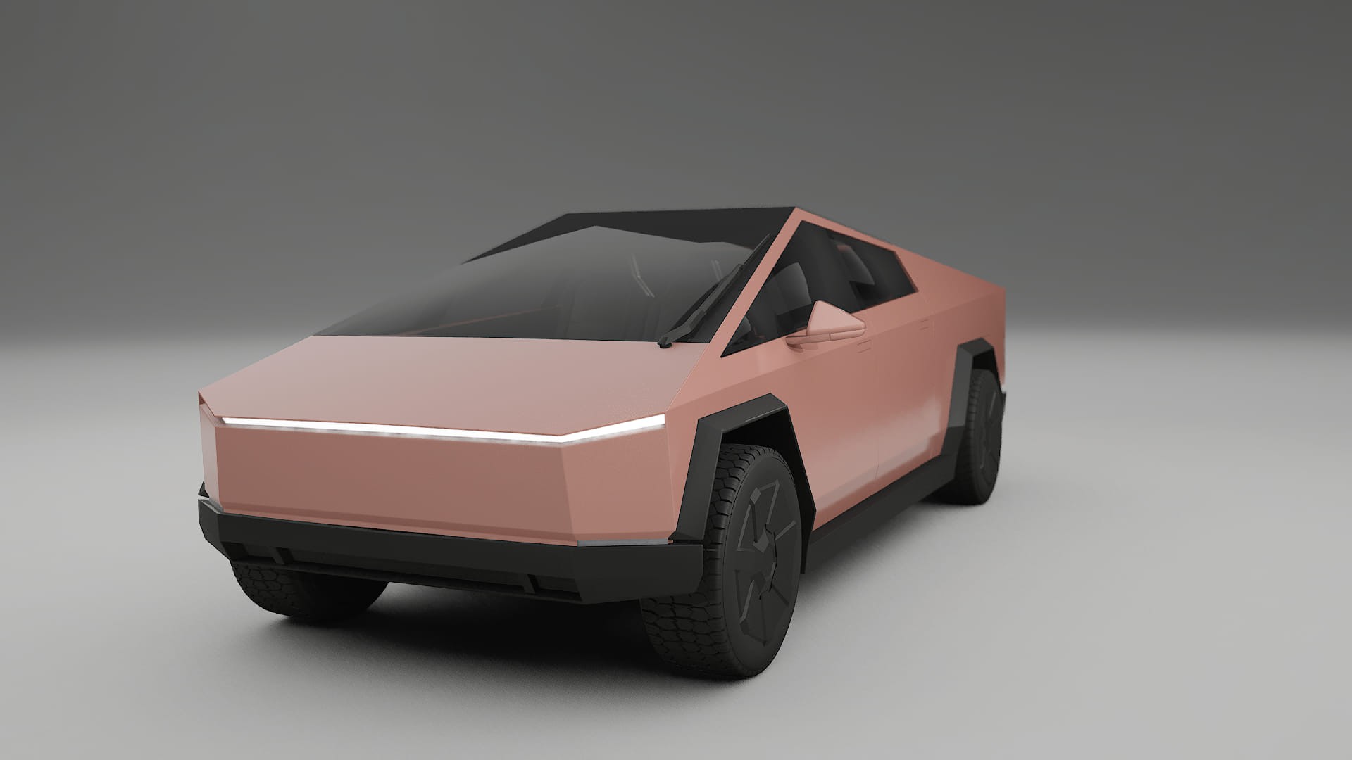 Tesla Cybertruck Film de Protecție pentru Vopsea TPU | BLUSH PPF cu Schimbare de Culoare – Kit Complet Predecupat