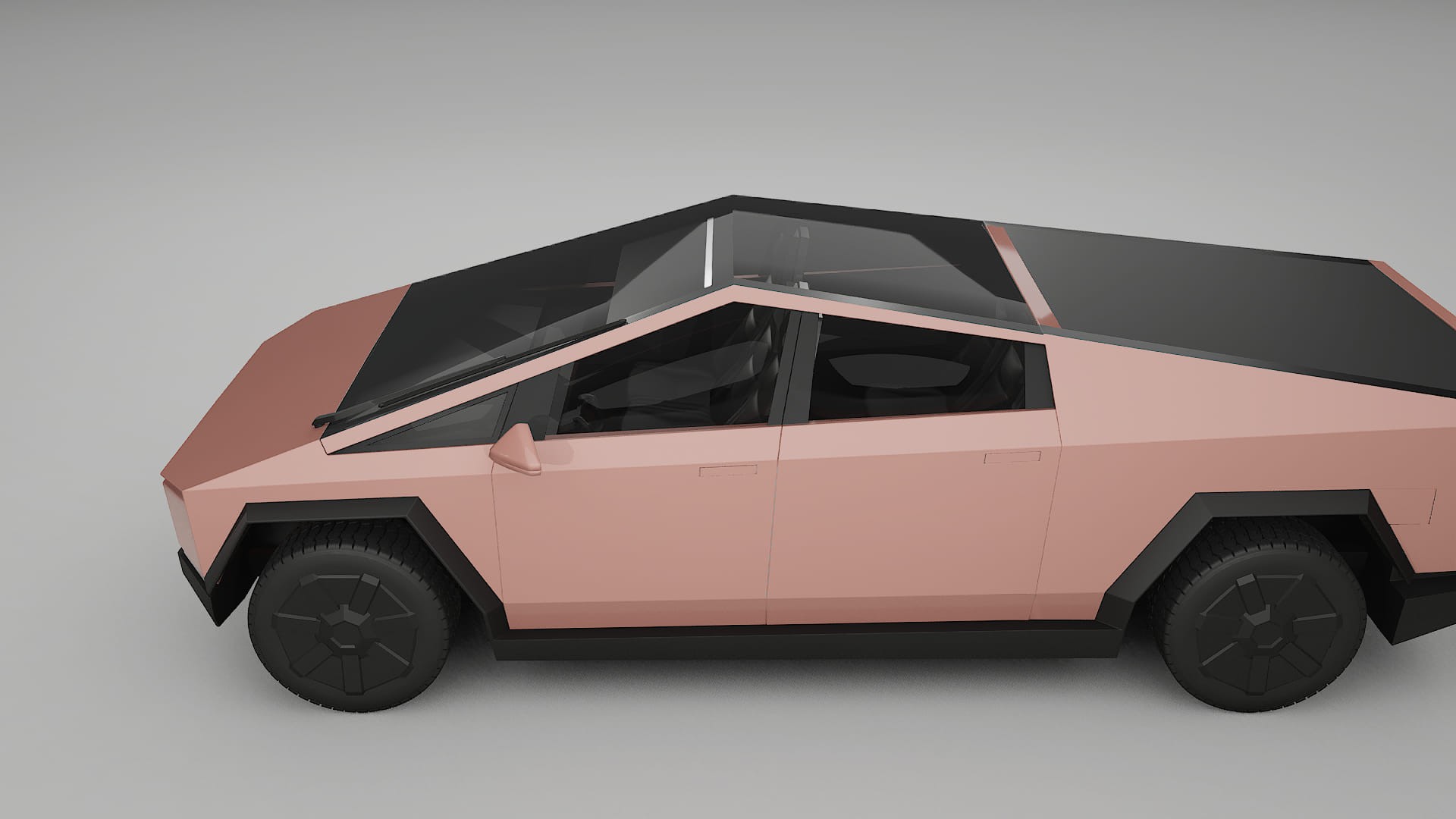 Tesla Cybertruck Film de Protecție pentru Vopsea TPU | BLUSH PPF cu Schimbare de Culoare – Kit Complet Predecupat