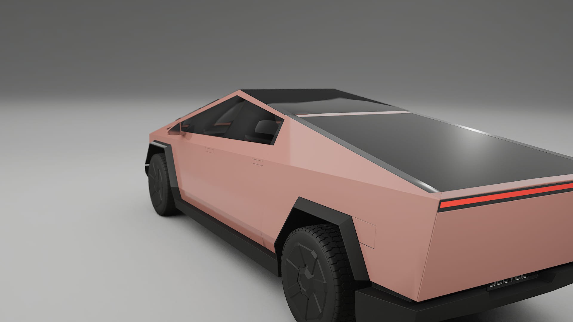 Tesla Cybertruck Film de Protecție pentru Vopsea TPU | BLUSH PPF cu Schimbare de Culoare – Kit Complet Predecupat