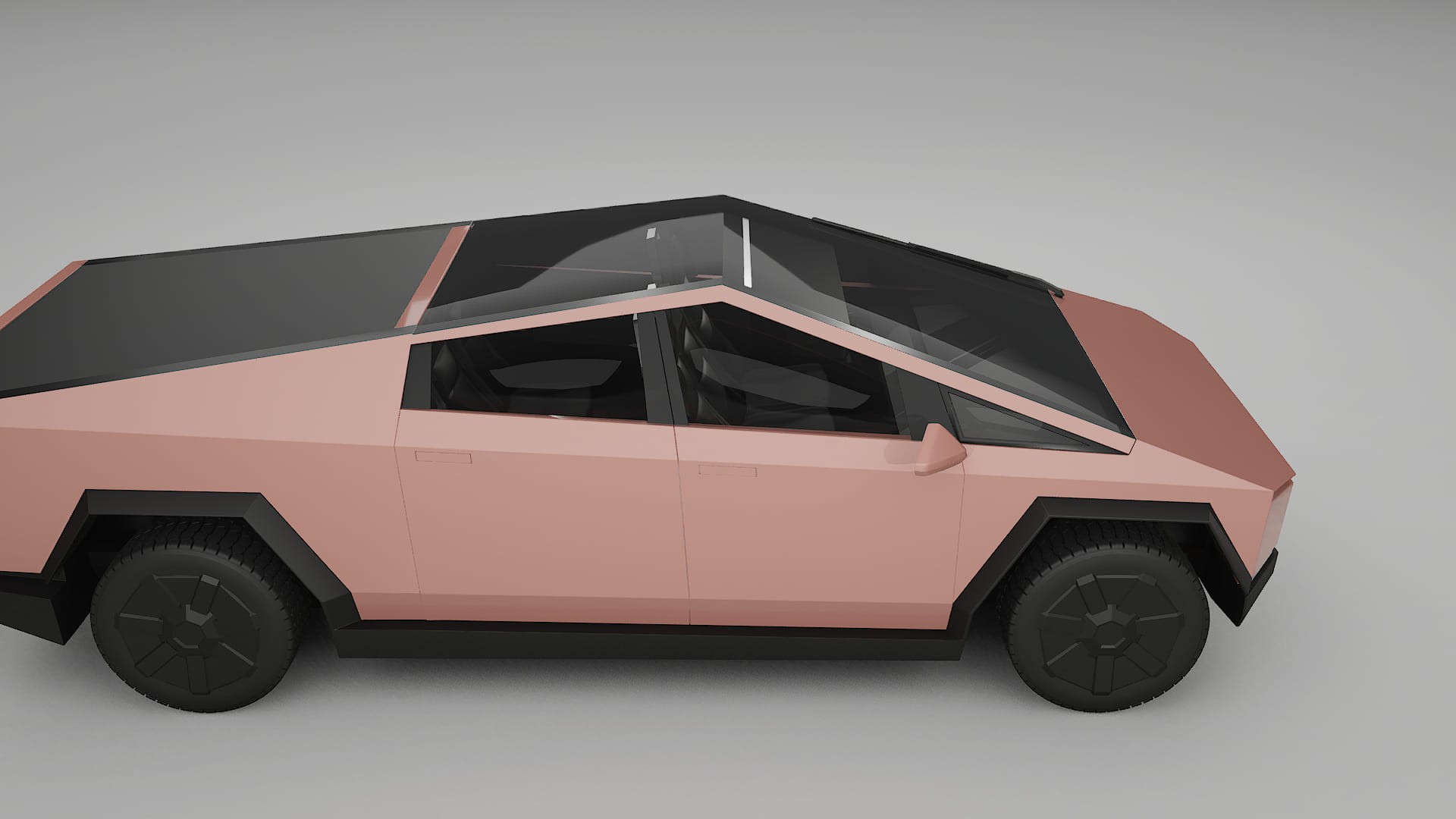 Tesla Cybertruck Film de Protecție pentru Vopsea TPU | BLUSH PPF cu Schimbare de Culoare – Kit Complet Predecupat