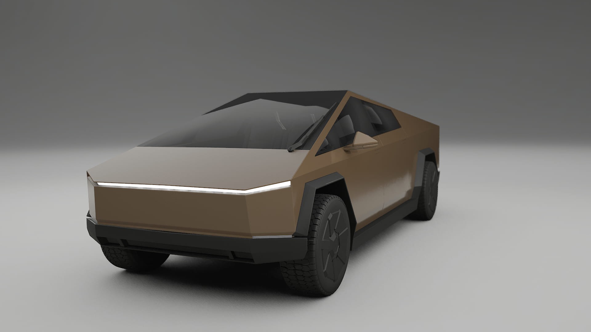 Tesla Cybertruck Film de Protecție pentru Vopsea TPU | SAHARA PPF cu Schimbare de Culoare – Kit Complet Predecupat