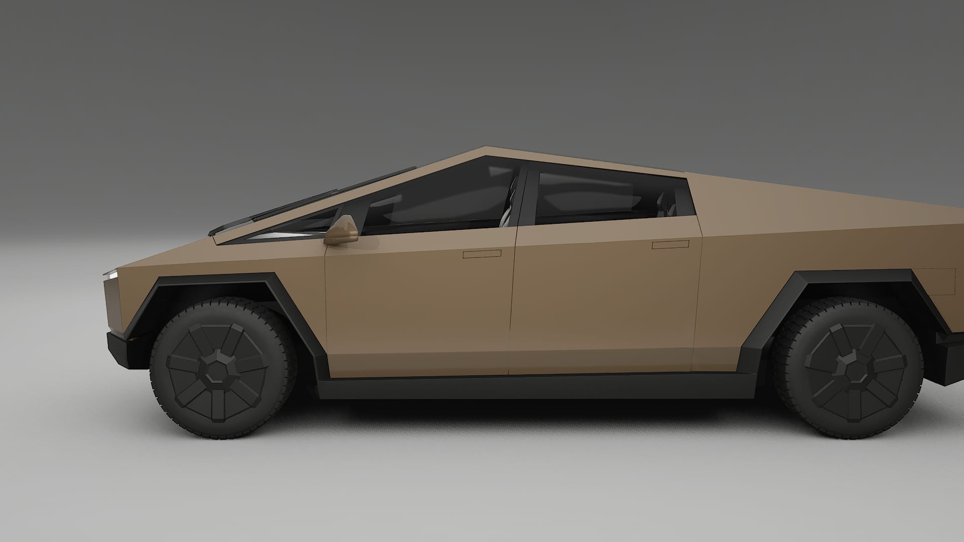 Tesla Cybertruck Film de Protecție pentru Vopsea TPU | SAHARA PPF cu Schimbare de Culoare – Kit Complet Predecupat