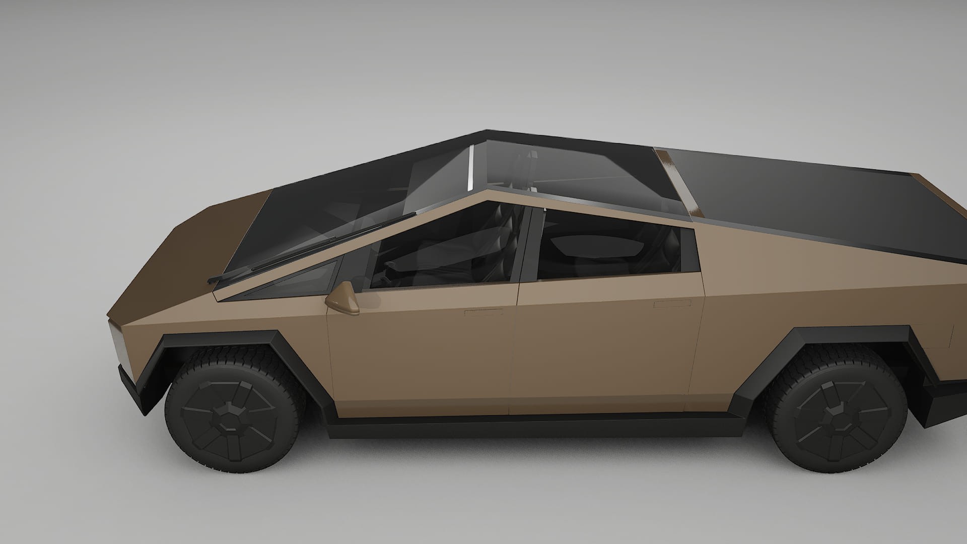 Tesla Cybertruck Film de Protecție pentru Vopsea TPU | SAHARA PPF cu Schimbare de Culoare – Kit Complet Predecupat