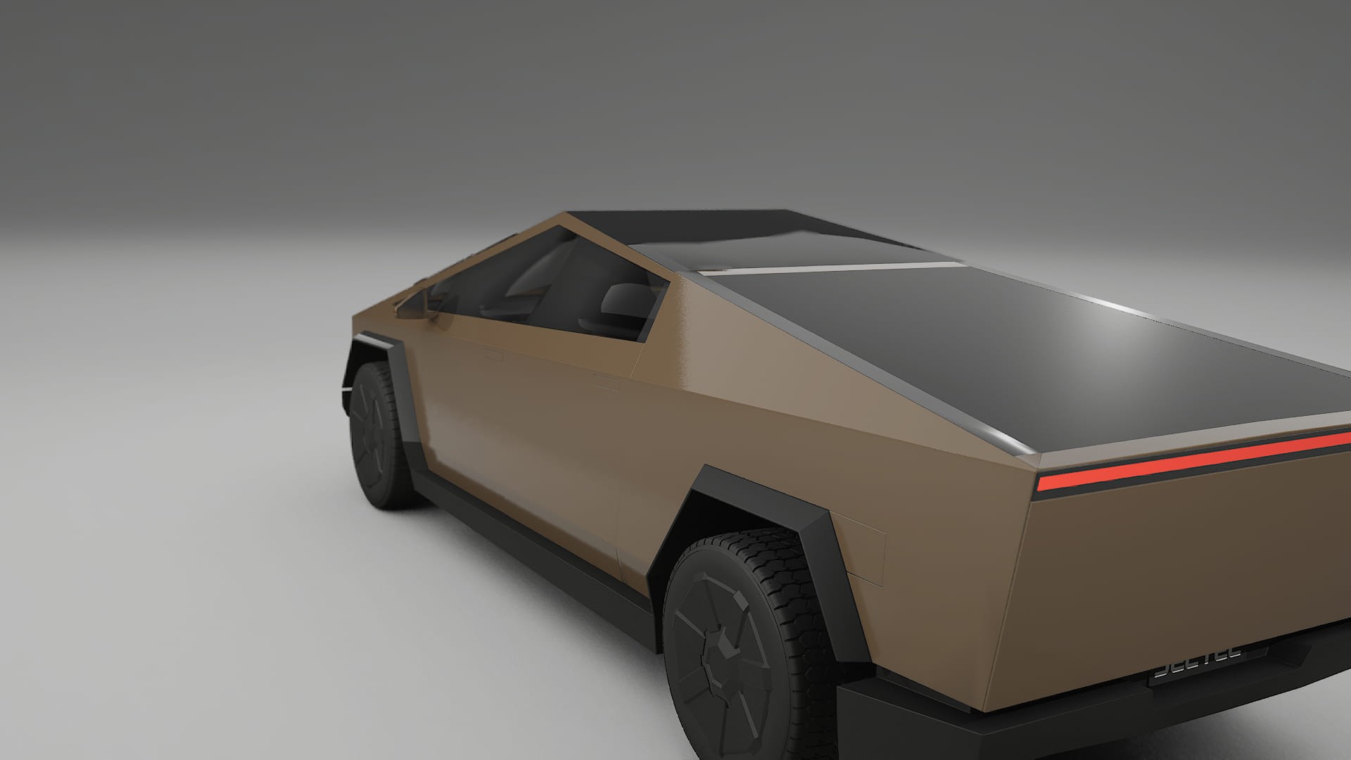 Tesla Cybertruck Film de Protecție pentru Vopsea TPU | SAHARA PPF cu Schimbare de Culoare – Kit Complet Predecupat