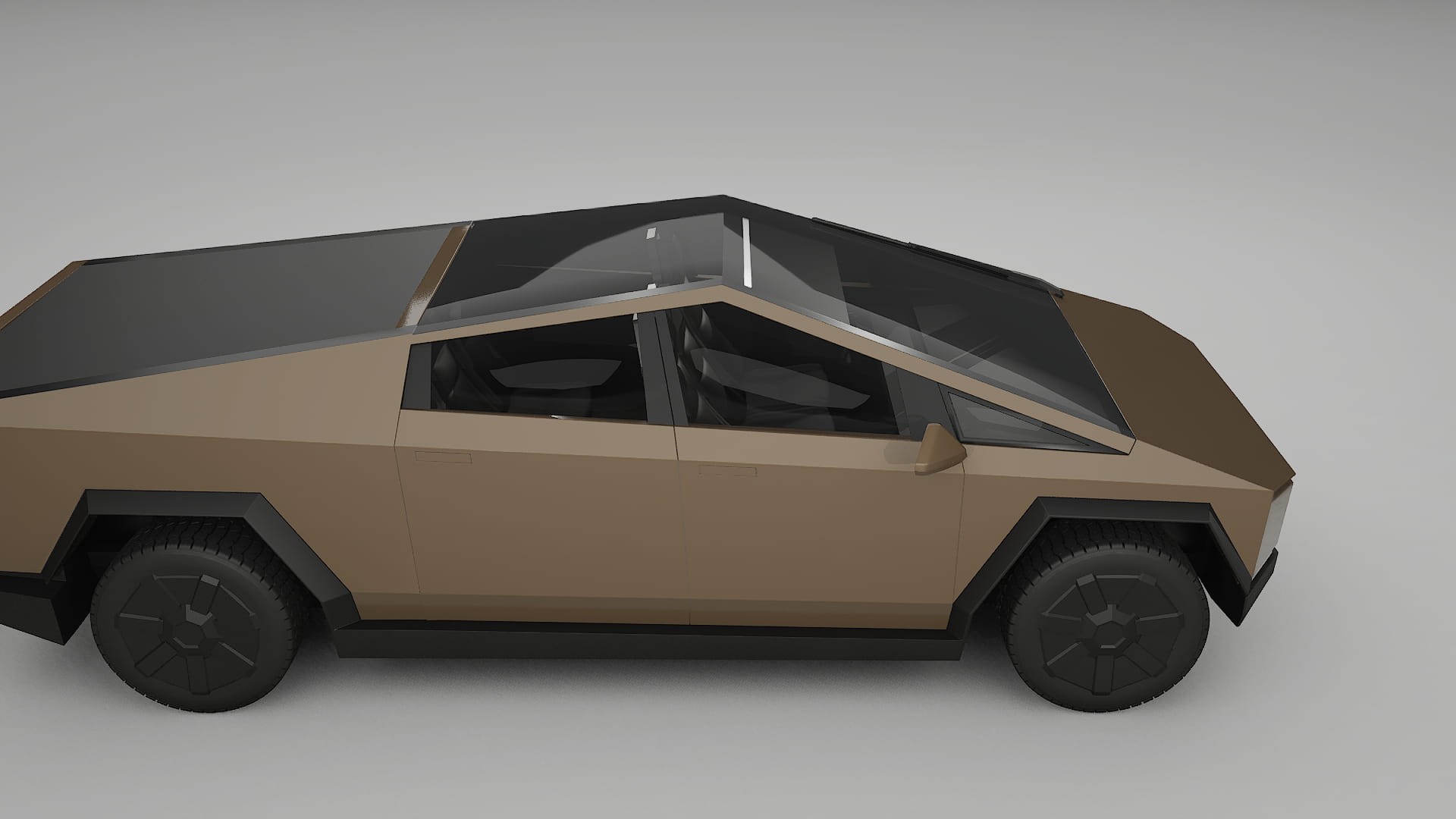 Tesla Cybertruck Film de Protecție pentru Vopsea TPU | SAHARA PPF cu Schimbare de Culoare – Kit Complet Predecupat