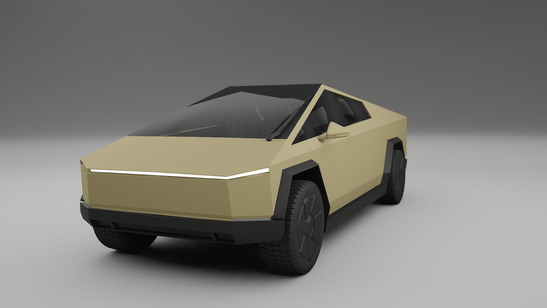 Tesla Cybertruck Film de Protecție pentru Vopsea TPU | SAND PPF cu Schimbare de Culoare – Kit Complet Predecupat