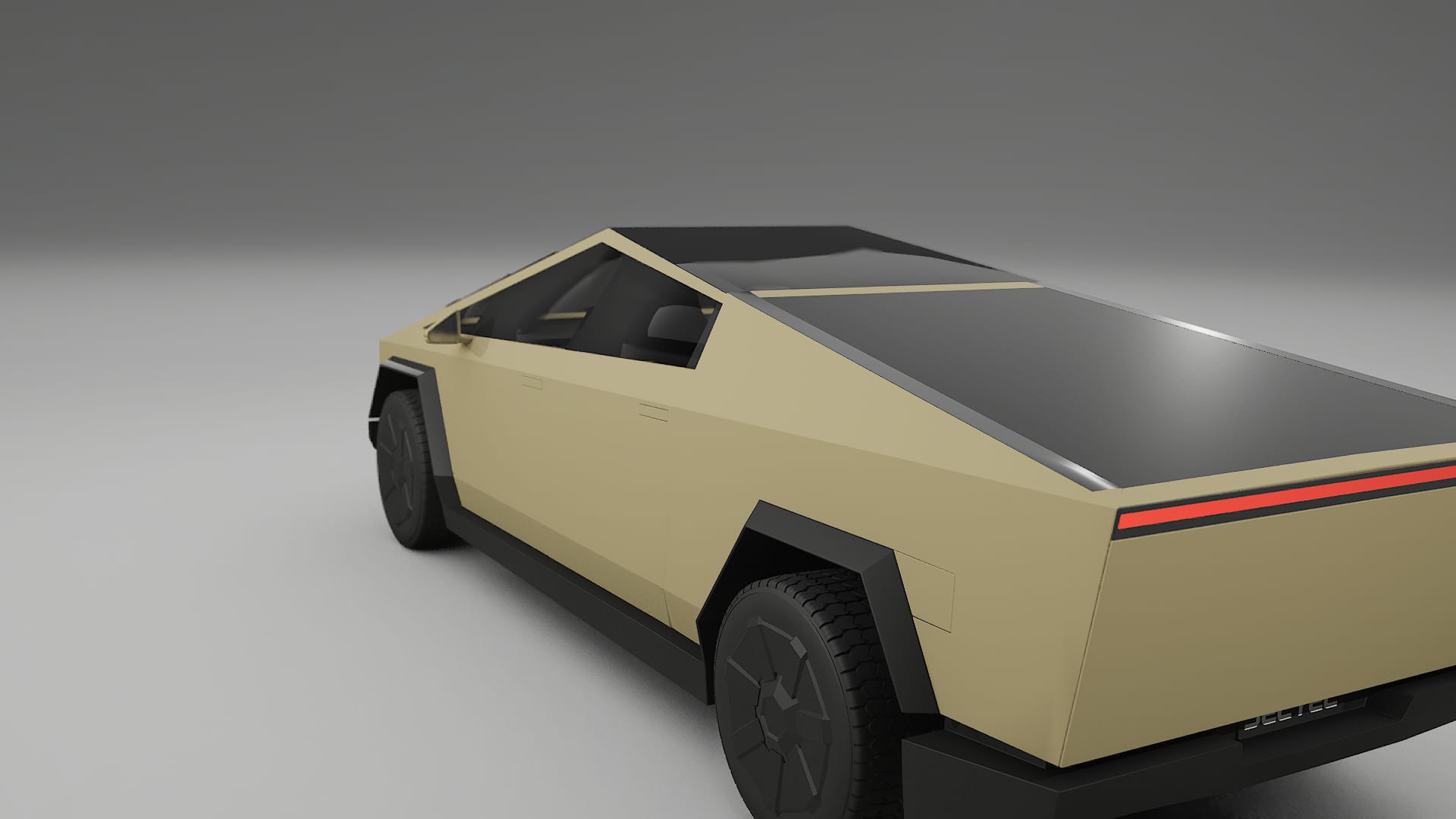 Tesla Cybertruck Film de Protecție pentru Vopsea TPU | SAND PPF cu Schimbare de Culoare – Kit Complet Predecupat