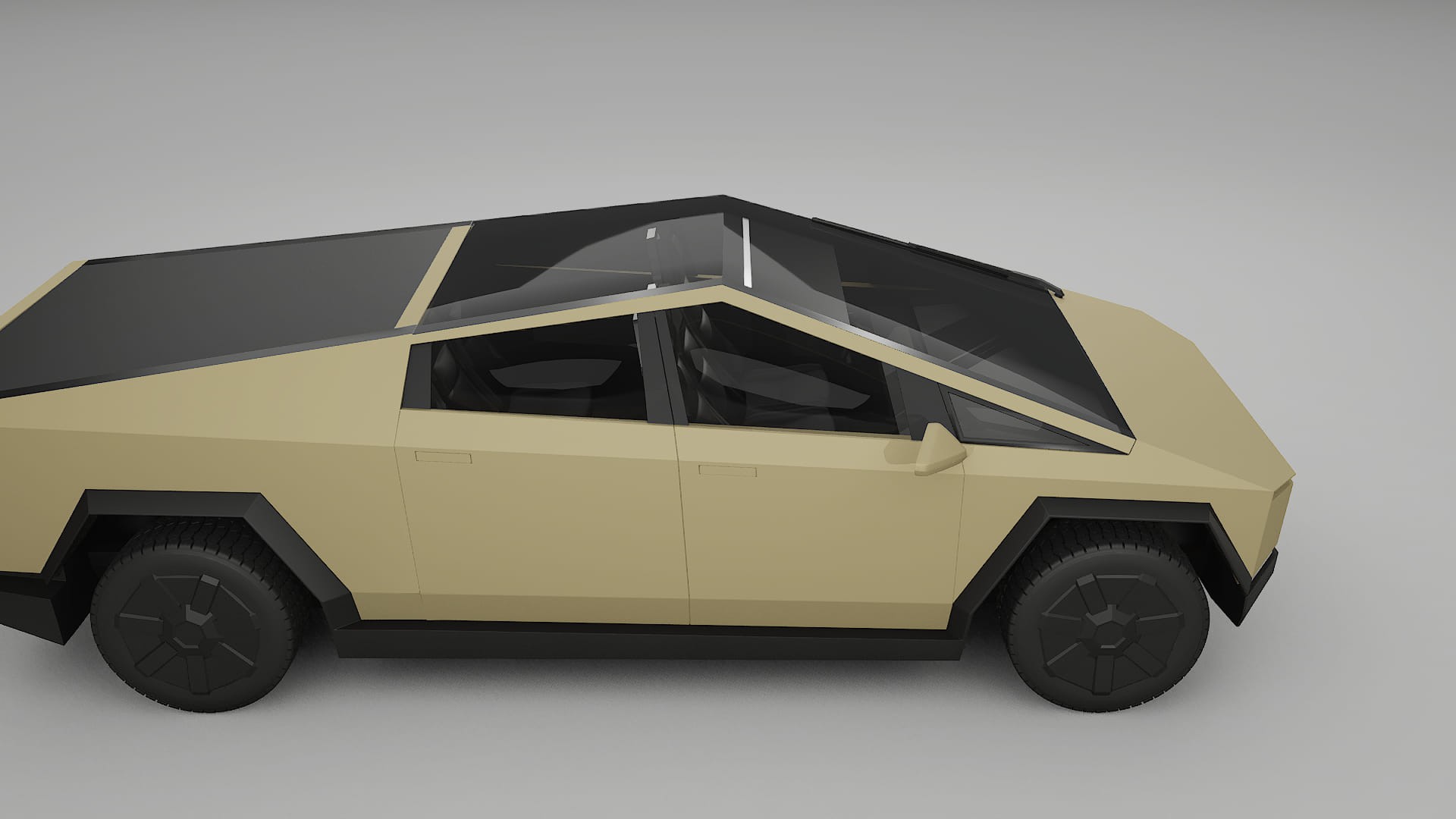 Tesla Cybertruck Film de Protecție pentru Vopsea TPU | SAND PPF cu Schimbare de Culoare – Kit Complet Predecupat