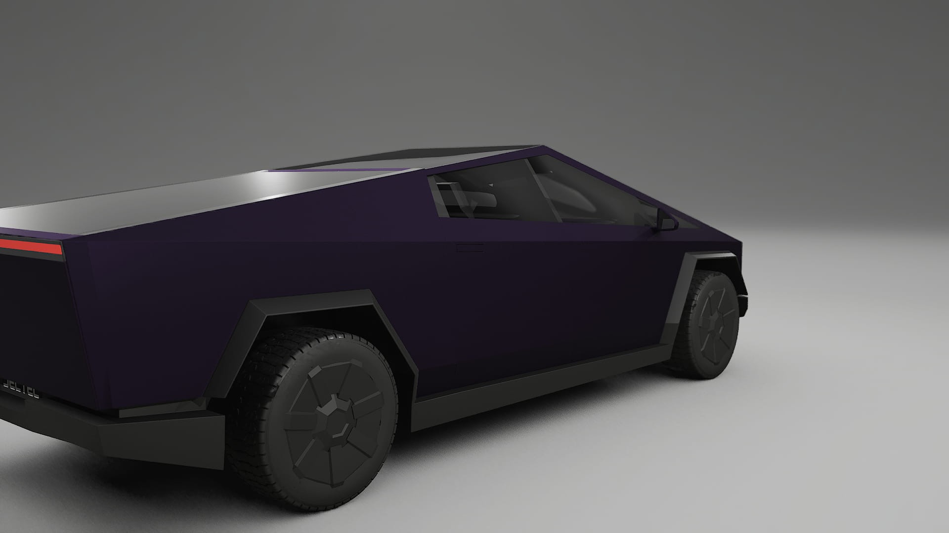 Tesla Cybertruck Film de Protecție pentru Vopsea TPU | VIOLET PPF cu Schimbare de Culoare – Kit Complet Predecupat