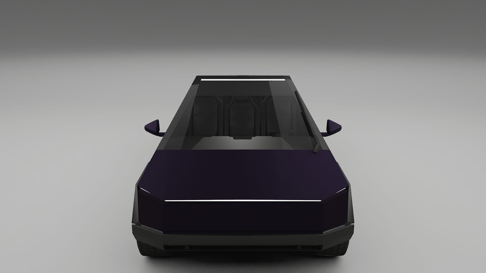 Tesla Cybertruck Film de Protecție pentru Vopsea TPU | VIOLET PPF cu Schimbare de Culoare – Kit Complet Predecupat