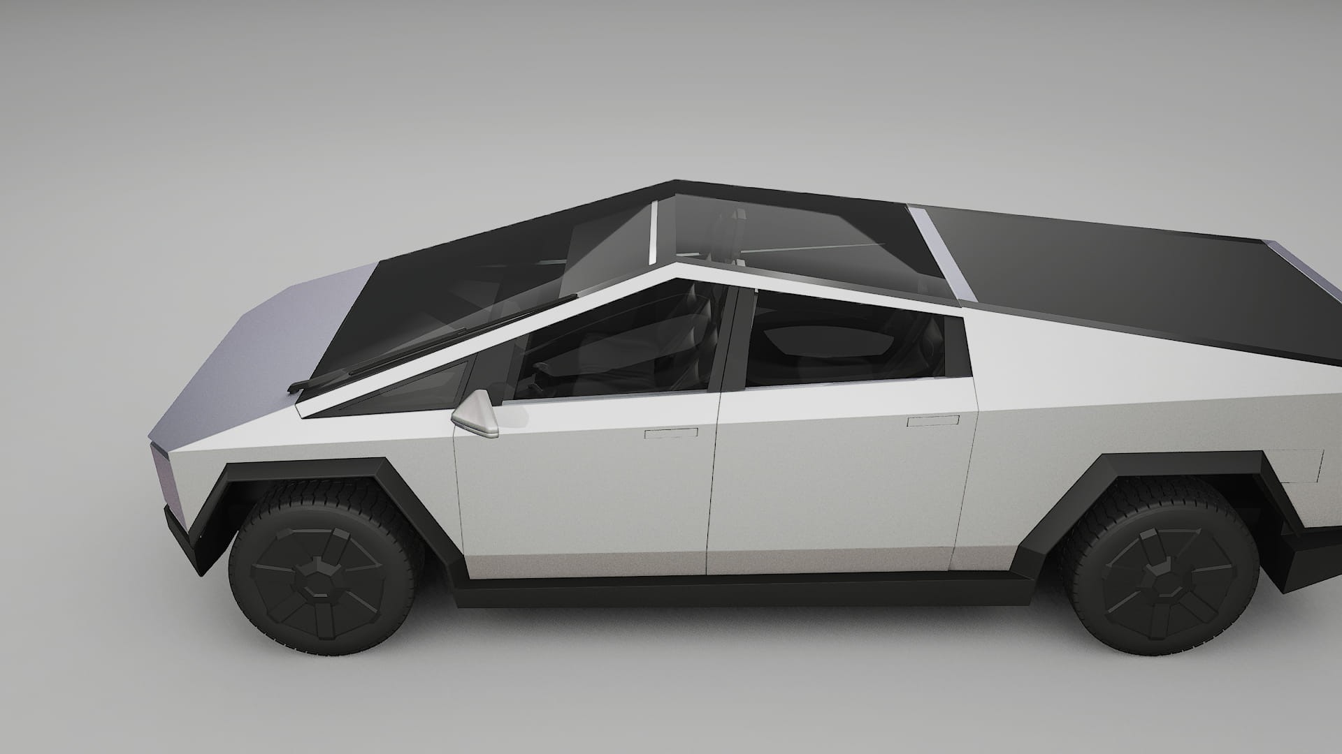 Tesla Cybertruck Film de Protecție pentru Vopsea TPU | NEBULA PPF cu Schimbare de Culoare – Kit Complet Predecupat