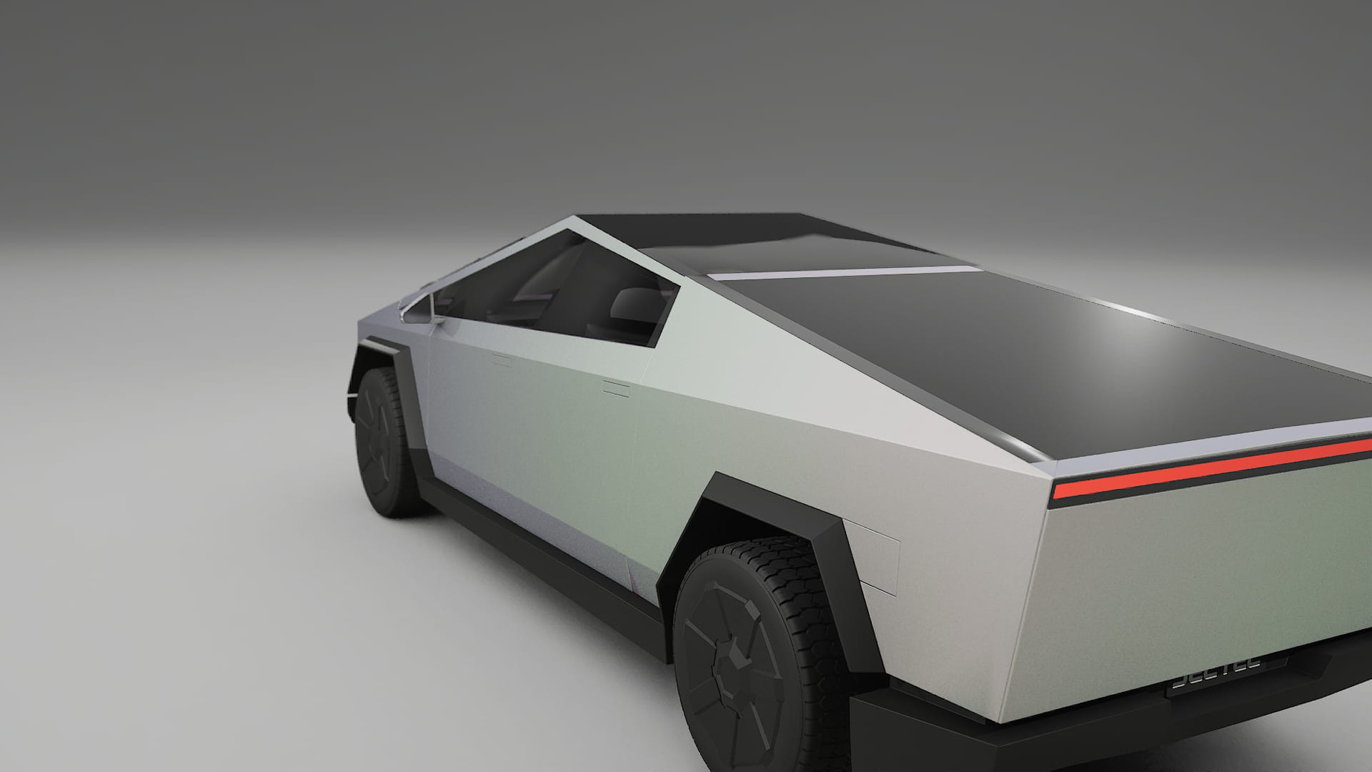 Tesla Cybertruck Film de Protecție pentru Vopsea TPU | NEBULA PPF cu Schimbare de Culoare – Kit Complet Predecupat