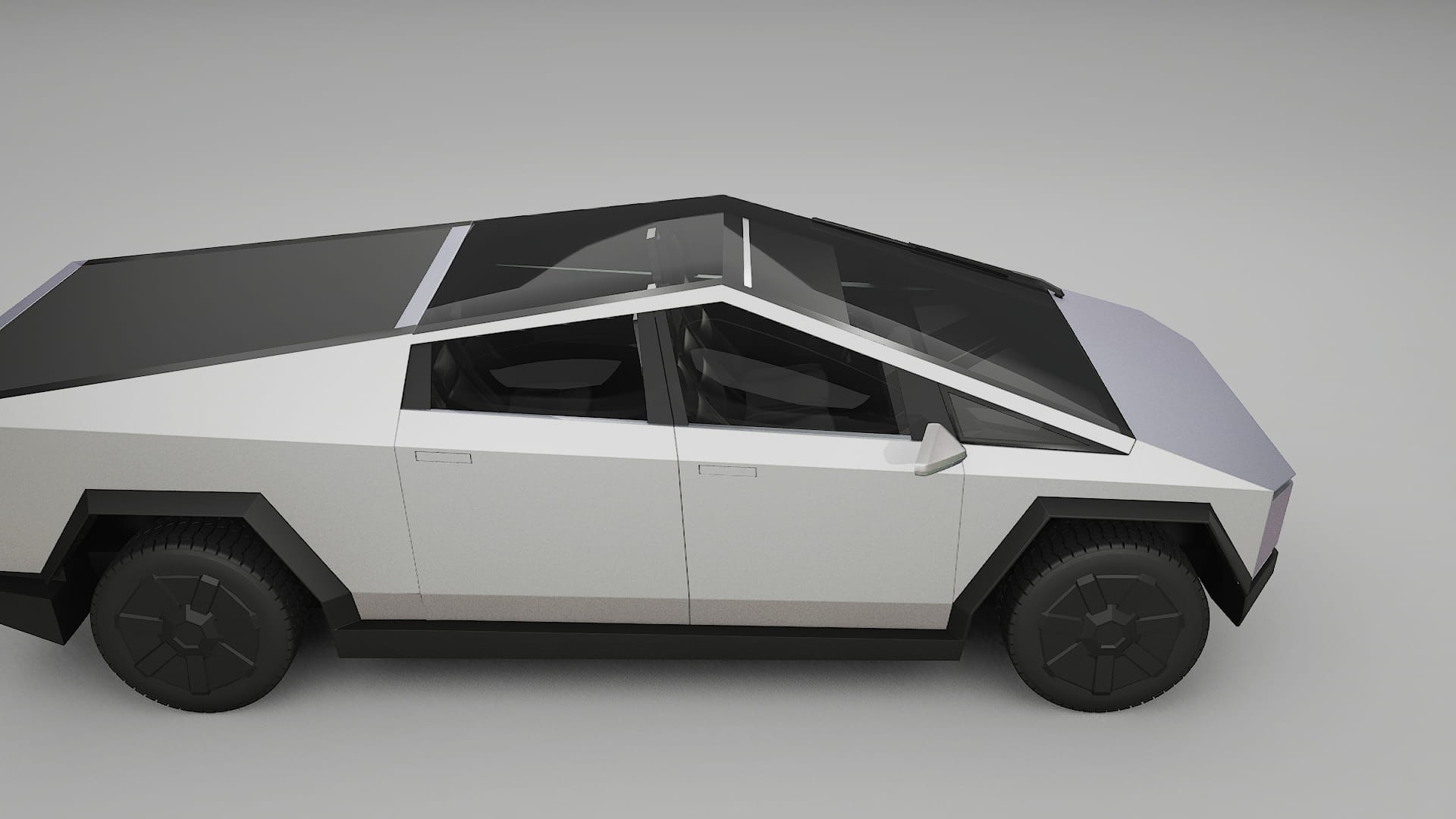 Tesla Cybertruck Film de Protecție pentru Vopsea TPU | NEBULA PPF cu Schimbare de Culoare – Kit Complet Predecupat