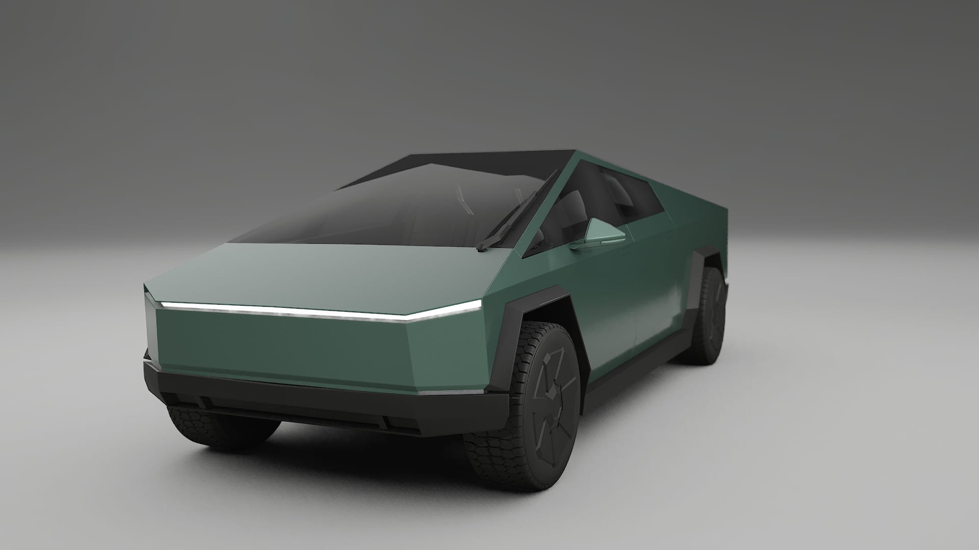 Tesla Cybertruck Film de Protecție pentru Vopsea TPU | EVERGREEN PPF cu Schimbare de Culoare – Kit Complet Predecupat