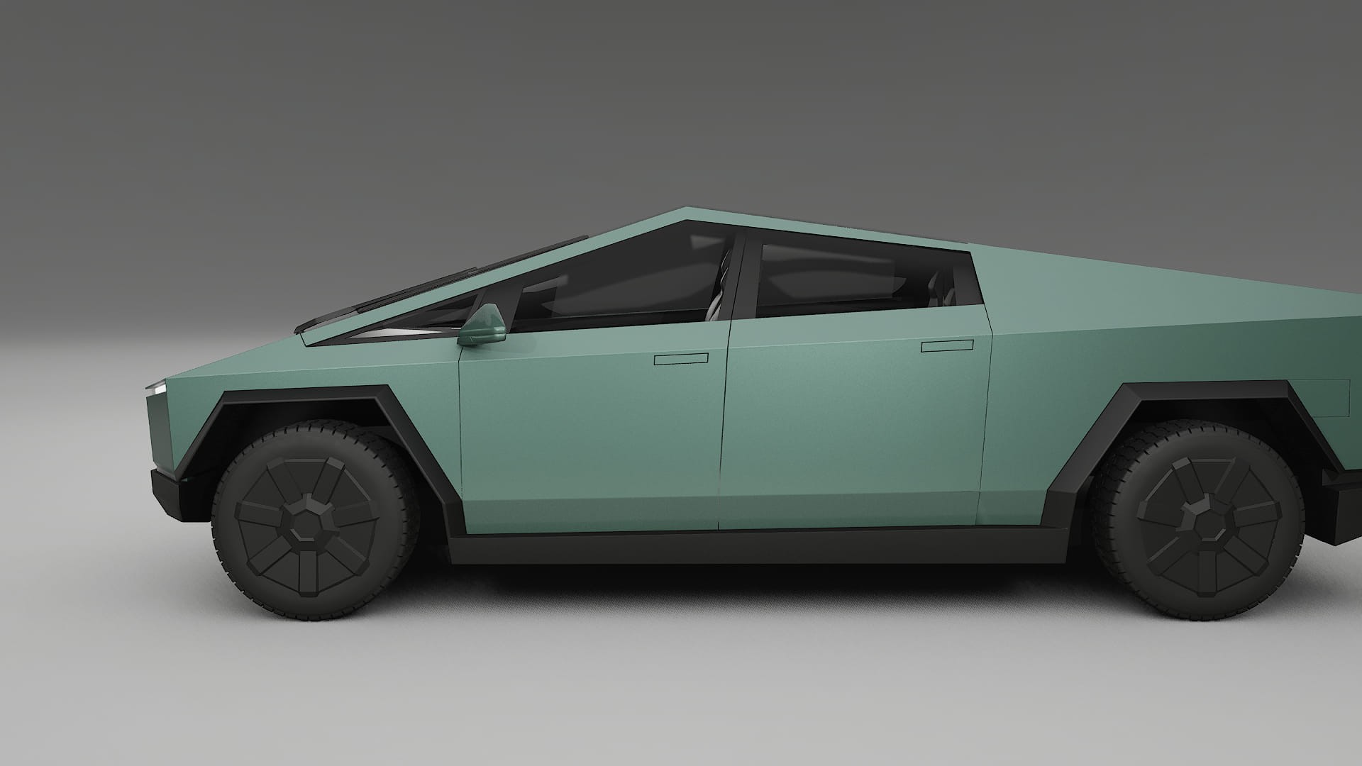 Tesla Cybertruck Film de Protecție pentru Vopsea TPU | EVERGREEN PPF cu Schimbare de Culoare – Kit Complet Predecupat