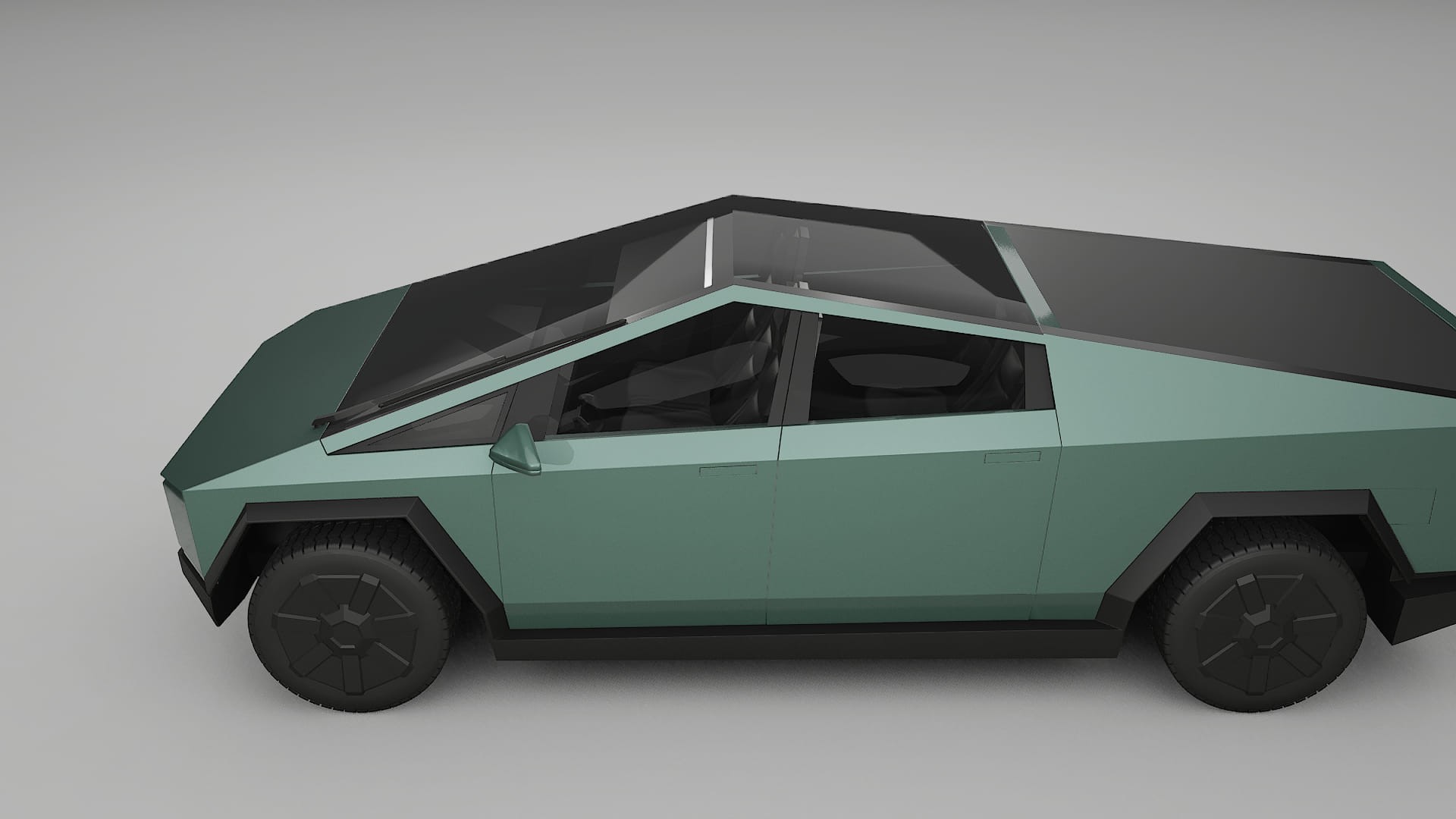 Tesla Cybertruck Film de Protecție pentru Vopsea TPU | EVERGREEN PPF cu Schimbare de Culoare – Kit Complet Predecupat