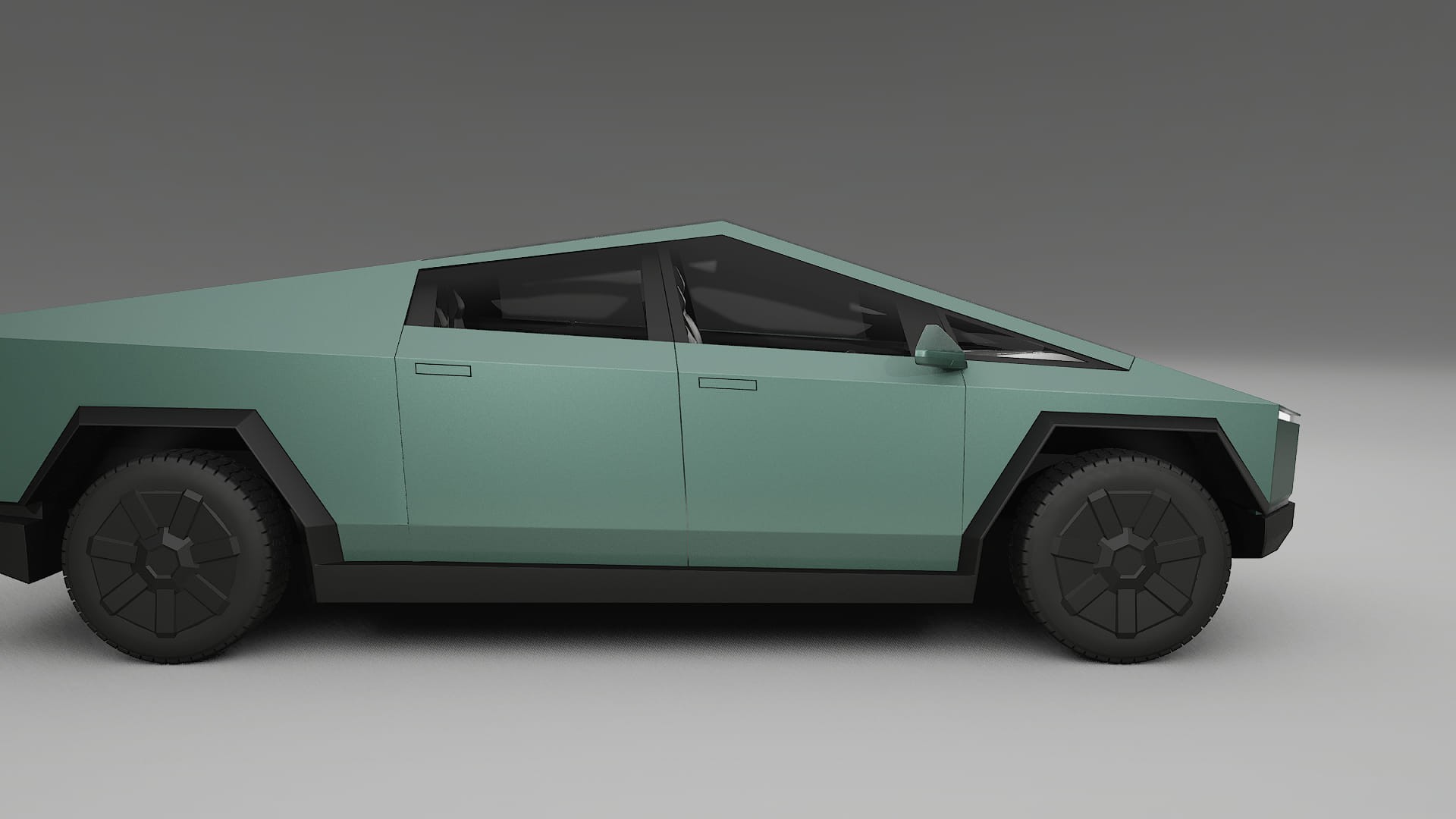 Tesla Cybertruck Film de Protecție pentru Vopsea TPU | EVERGREEN PPF cu Schimbare de Culoare – Kit Complet Predecupat