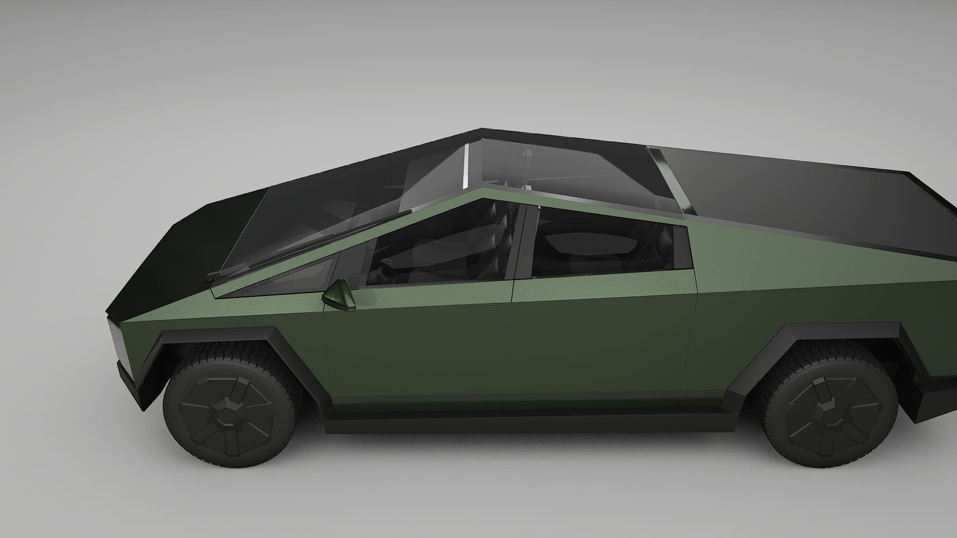 Tesla Cybertruck Film de Protecție pentru Vopsea TPU | LAGOON PPF cu Schimbare de Culoare – Kit Complet Predecupat