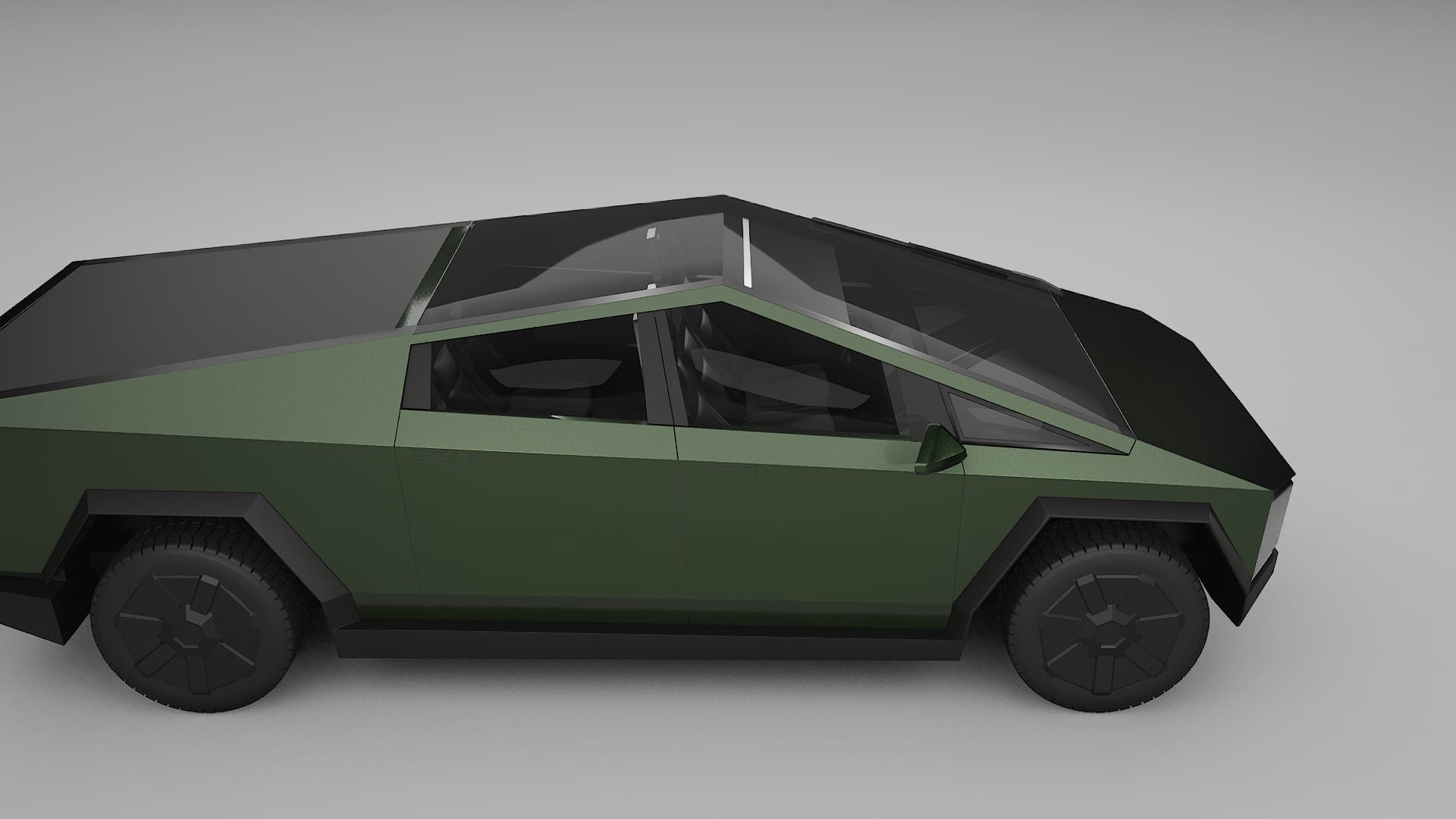 Tesla Cybertruck Film de Protecție pentru Vopsea TPU | LAGOON PPF cu Schimbare de Culoare – Kit Complet Predecupat