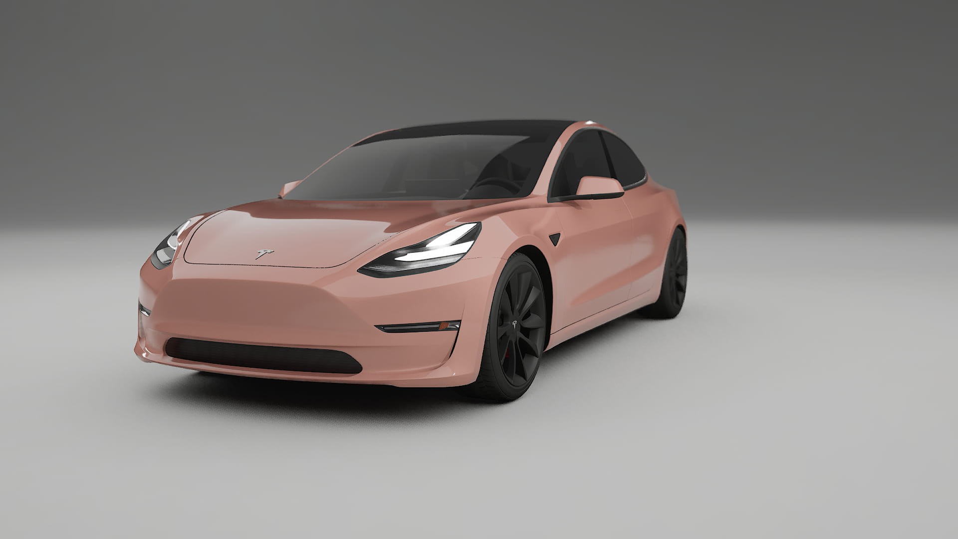 Tesla Model3 Film de Protecție pentru Vopsea TPU | BLUSH PPF cu Schimbare de Culoare – Kit Complet Predecupat