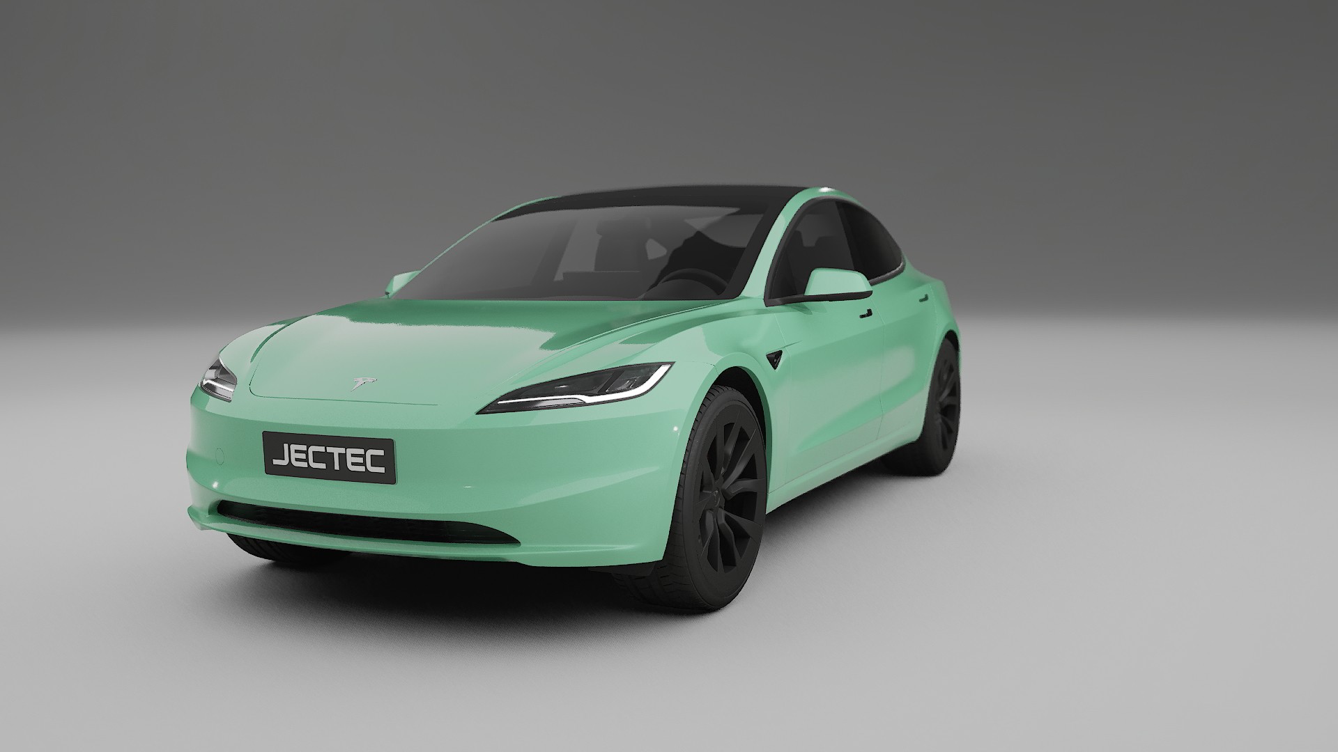 Tesla Model3 Highland Film de Protecție pentru Vopsea TPU | DUSTY PPF cu Schimbare de Culoare – Kit Complet Predecupat