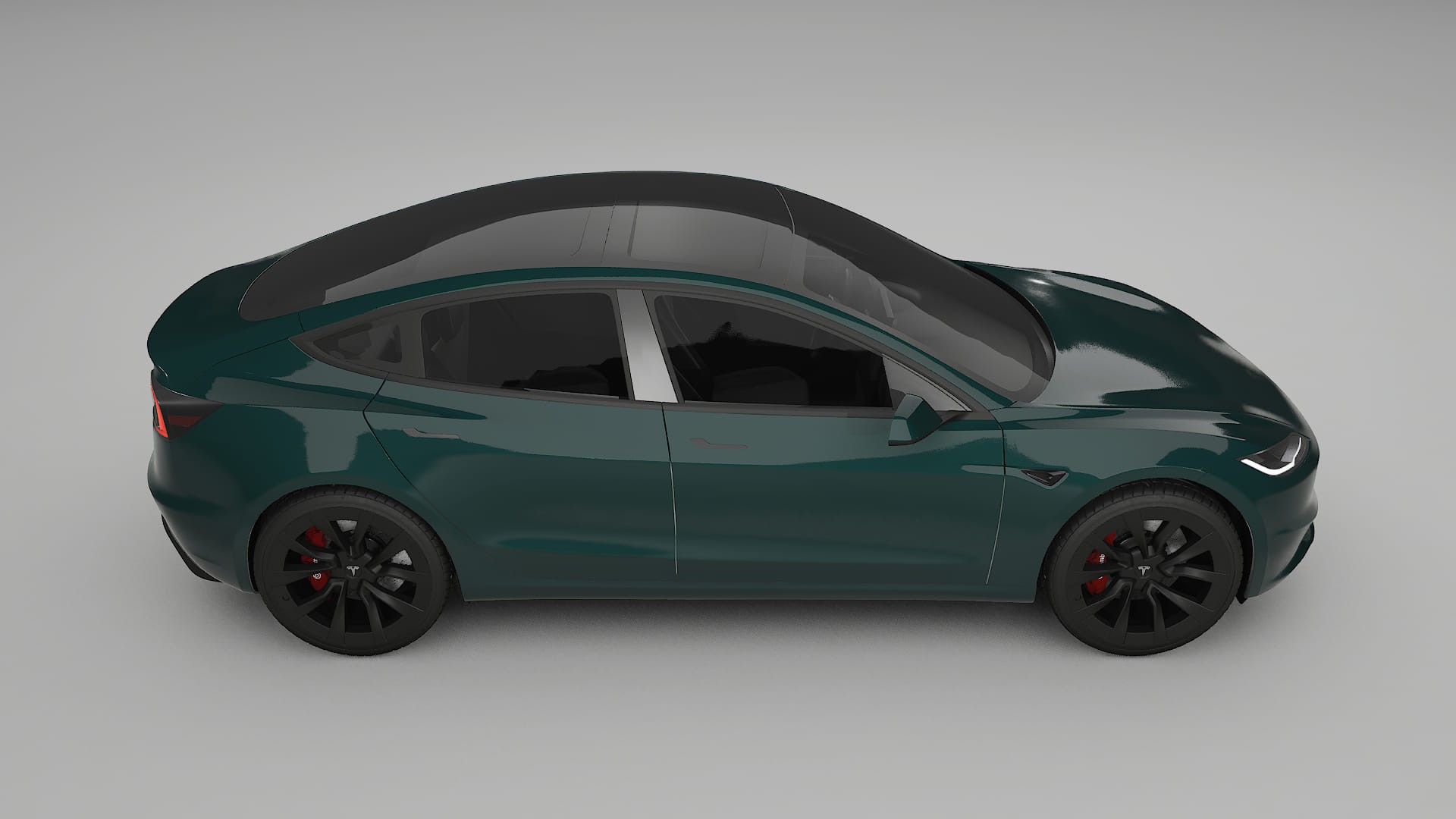 Tesla Model3 Highland Film de Protecție pentru Vopsea TPU | INFERNO PPF cu Schimbare de Culoare – Kit Complet Predecupat