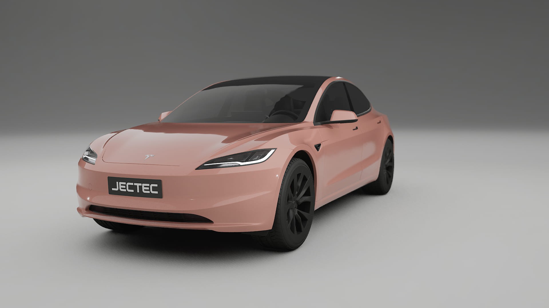 Tesla Model3 Highland Film de Protecție pentru Vopsea TPU | BLUSH PPF cu Schimbare de Culoare – Kit Complet Predecupat