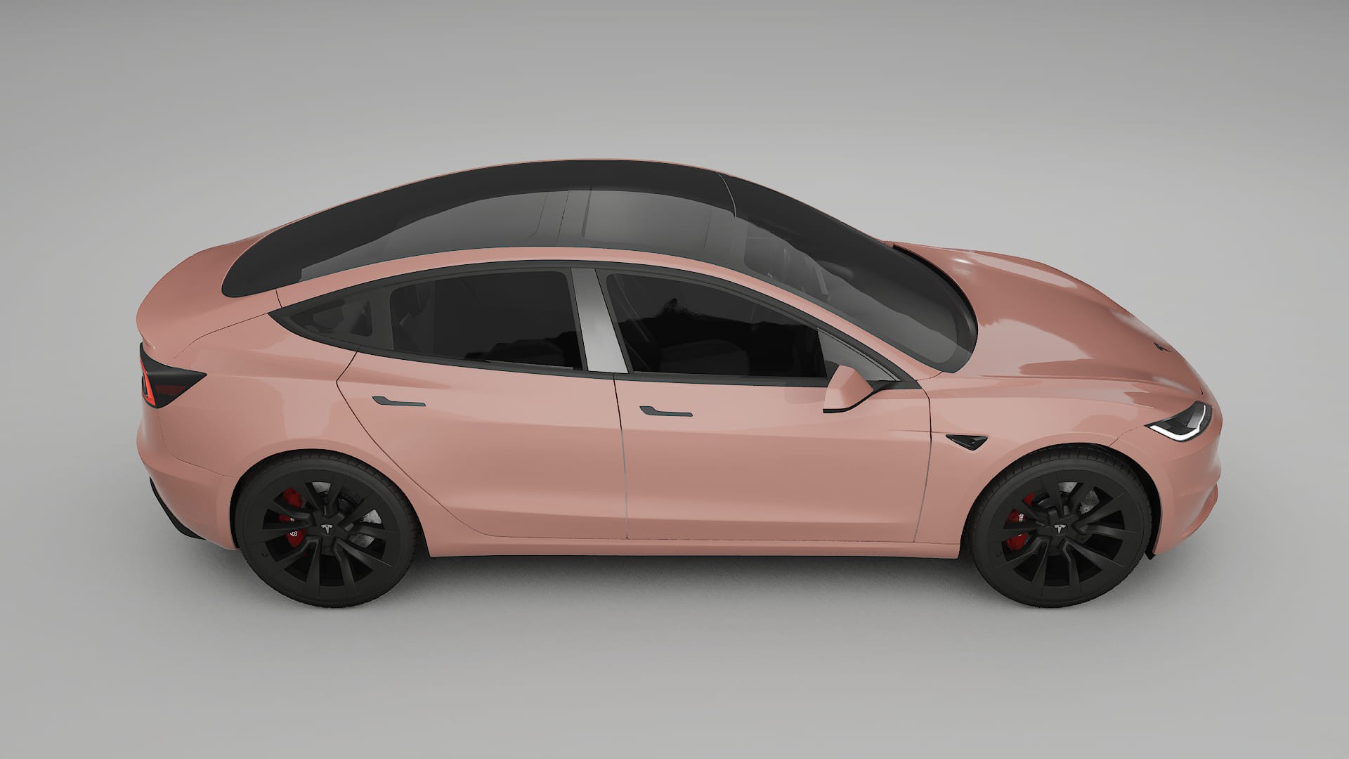 Tesla Model3 Highland Film de Protecție pentru Vopsea TPU | BLUSH PPF cu Schimbare de Culoare – Kit Complet Predecupat