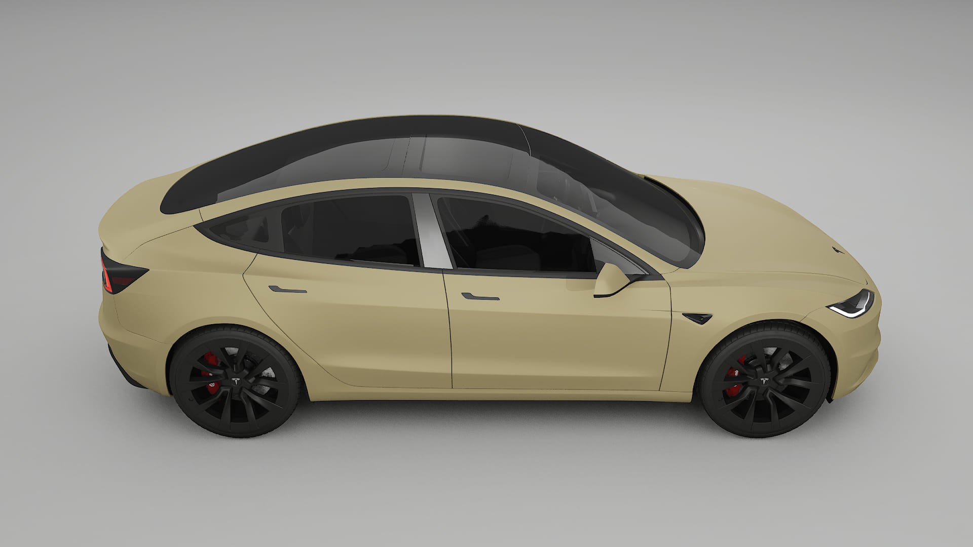 Tesla Model3 Highland Film de Protecție pentru Vopsea TPU | SAND PPF cu Schimbare de Culoare – Kit Complet Predecupat