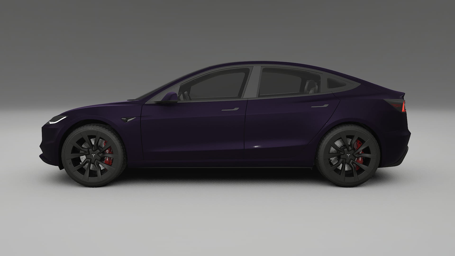 Tesla Model3 Highland Film de Protecție pentru Vopsea TPU | VIOLET PPF cu Schimbare de Culoare – Kit Complet Predecupat