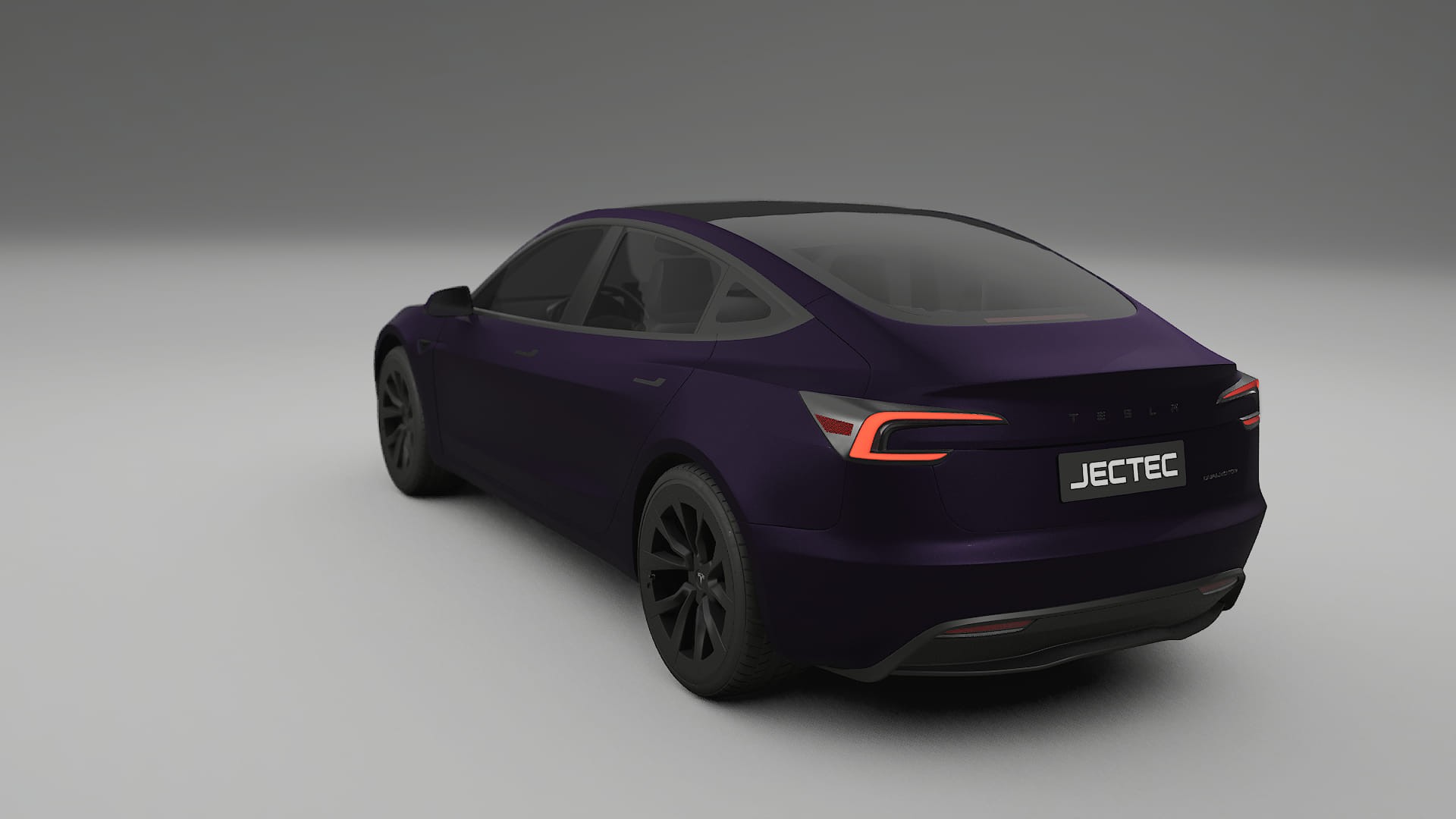 Tesla Model3 Highland Film de Protecție pentru Vopsea TPU | VIOLET PPF cu Schimbare de Culoare – Kit Complet Predecupat