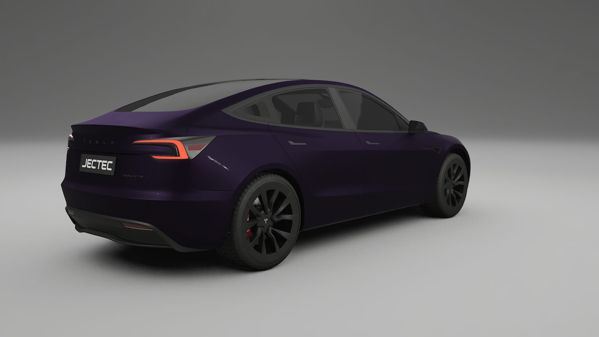 Tesla Model3 Highland Film de Protecție pentru Vopsea TPU | VIOLET PPF cu Schimbare de Culoare – Kit Complet Predecupat