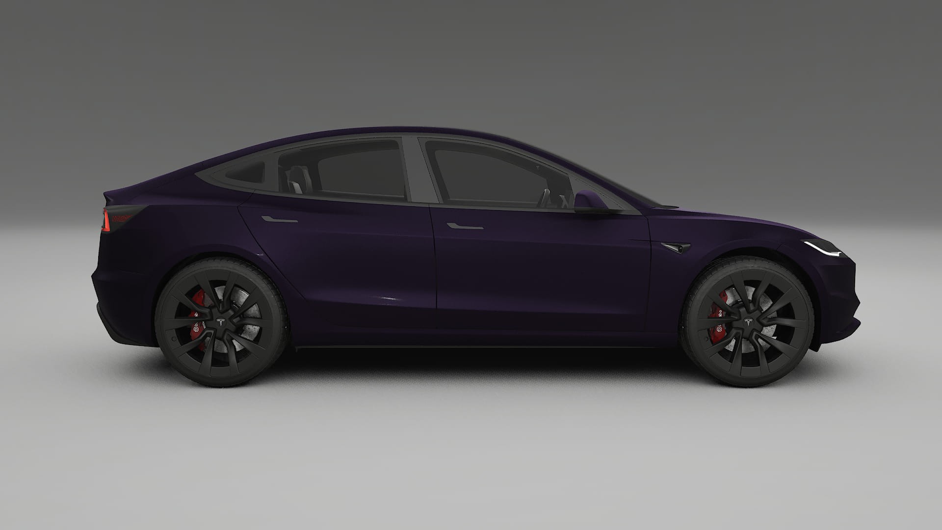 Tesla Model3 Highland Film de Protecție pentru Vopsea TPU | VIOLET PPF cu Schimbare de Culoare – Kit Complet Predecupat