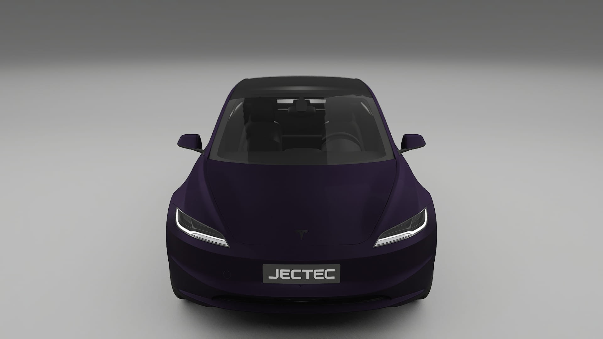 Tesla Model3 Highland Film de Protecție pentru Vopsea TPU | VIOLET PPF cu Schimbare de Culoare – Kit Complet Predecupat