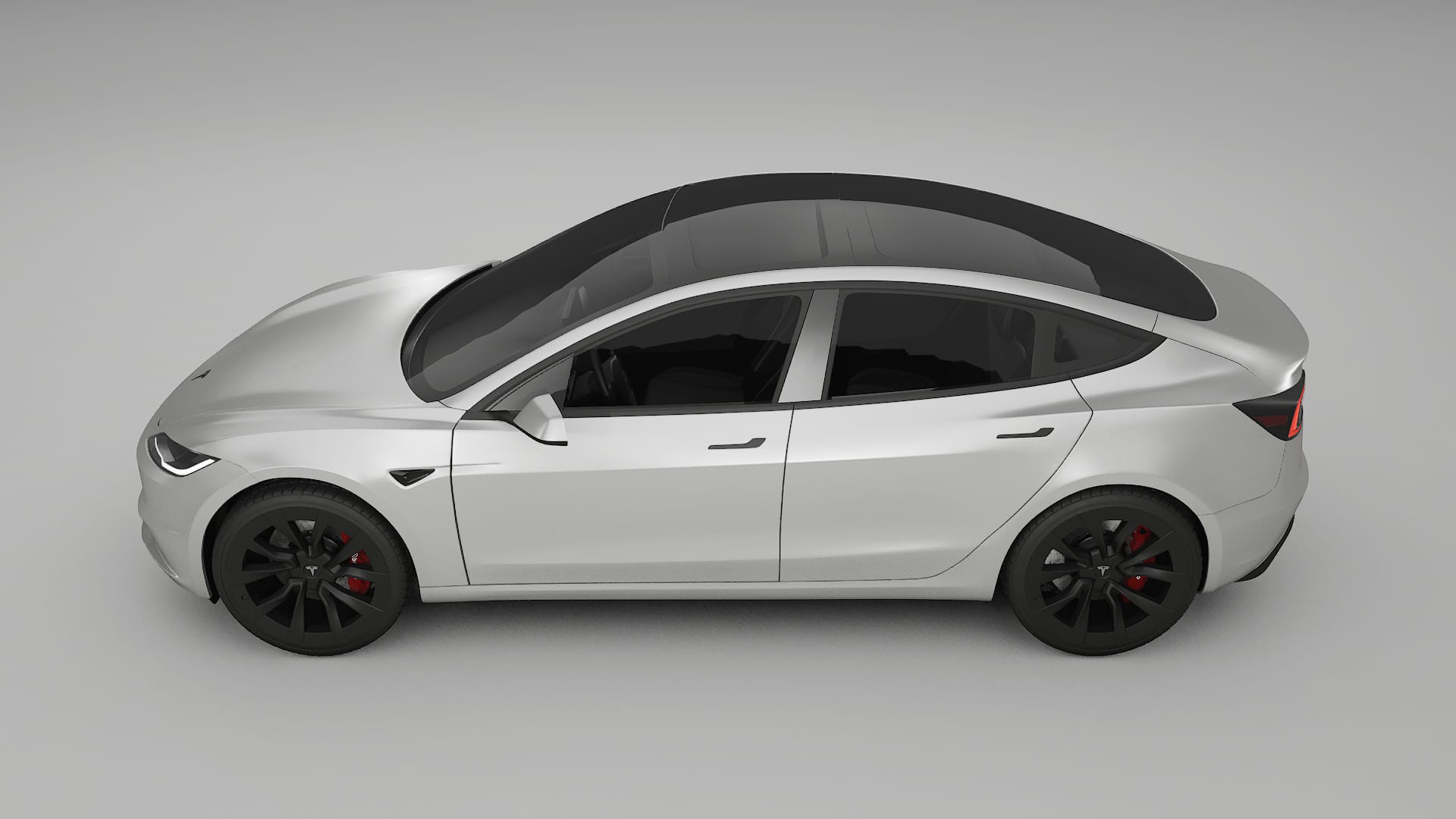 Tesla Model3 Highland Film de Protecție pentru Vopsea TPU | OPAL PPF cu Schimbare de Culoare – Kit Complet Predecupat