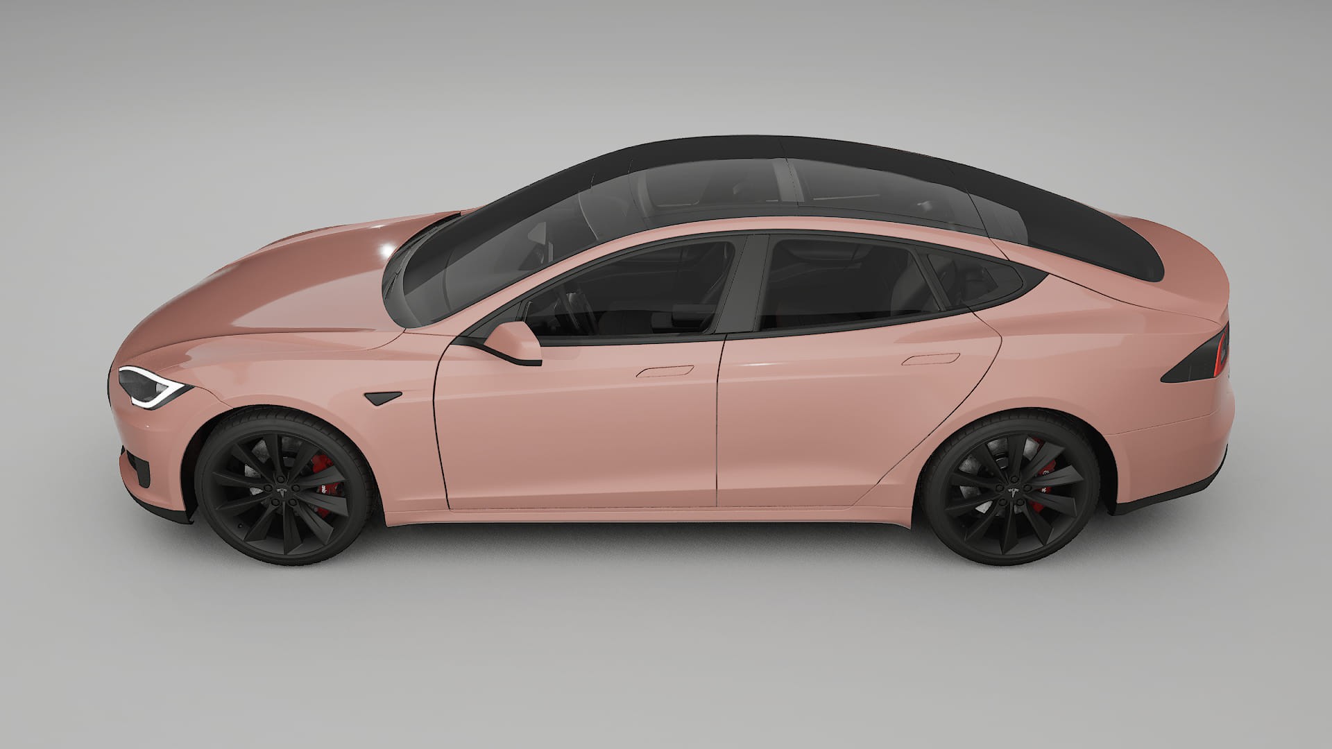 Tesla Model S Film de Protecție pentru Vopsea TPU | BLUSH PPF cu Schimbare de Culoare – Kit Complet Predecupat