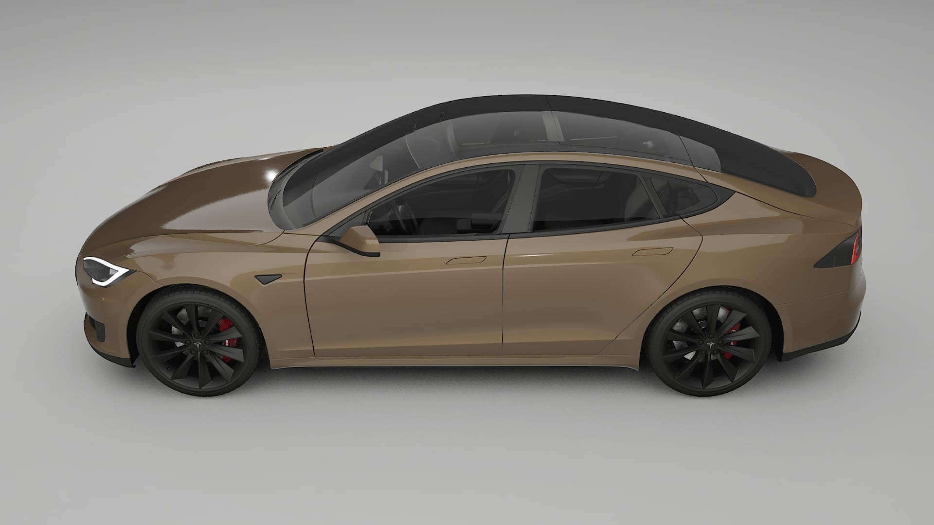 Tesla Model S Film de Protecție pentru Vopsea TPU | SAHARA PPF cu Schimbare de Culoare – Kit Complet Predecupat