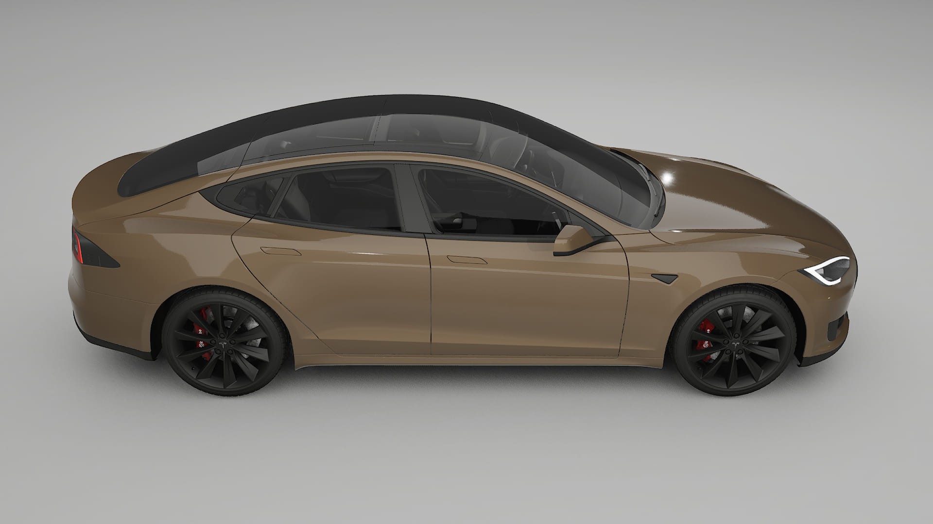 Tesla Model S Film de Protecție pentru Vopsea TPU | SAHARA PPF cu Schimbare de Culoare – Kit Complet Predecupat