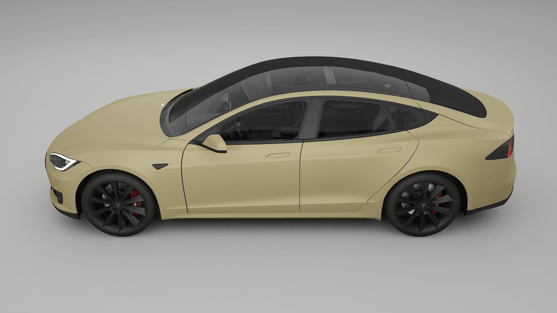 Tesla Model S Film de Protecție pentru Vopsea TPU | SAND PPF cu Schimbare de Culoare – Kit Complet Predecupat